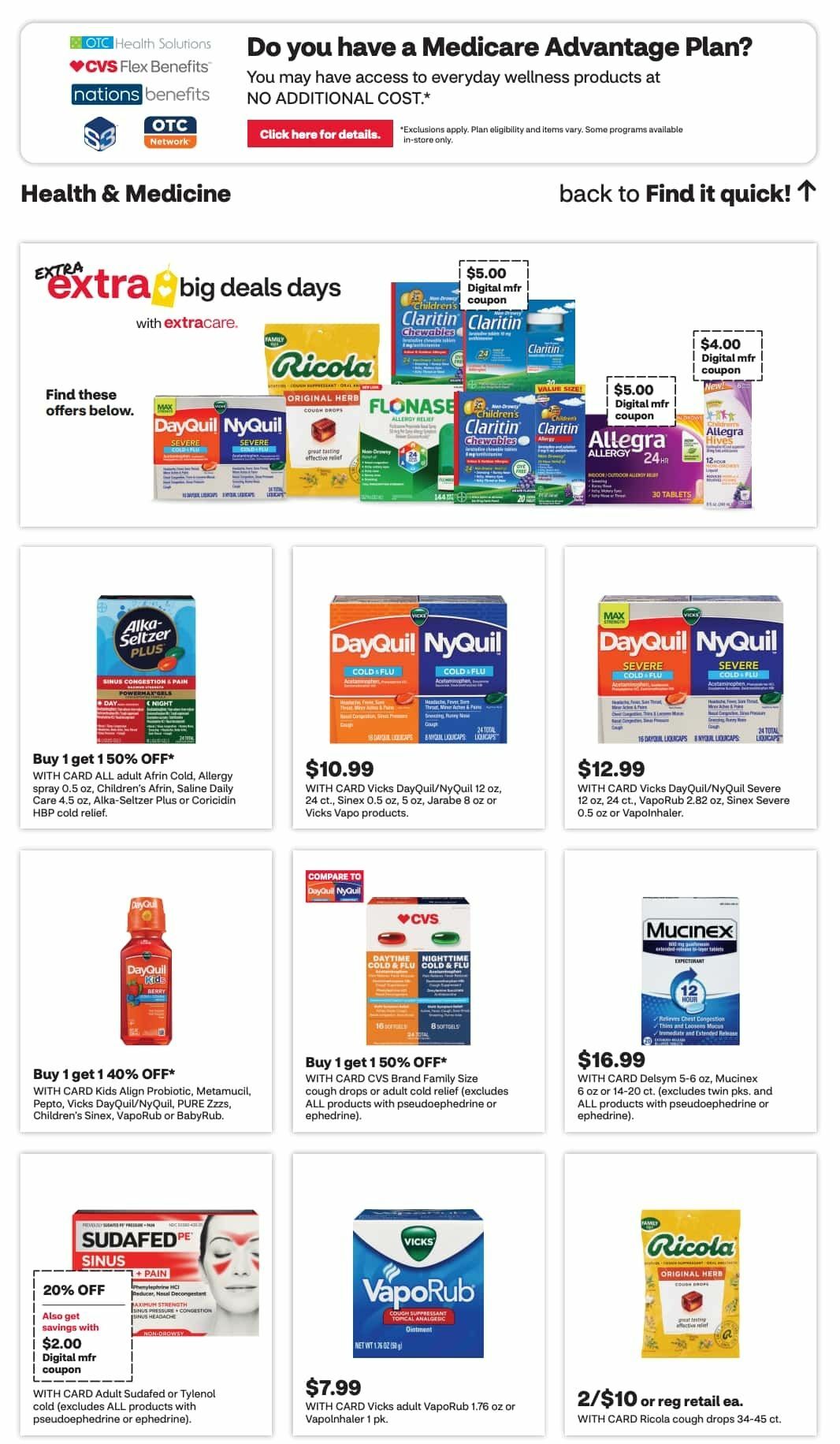 CVS Pharmacy Weekly Ad from October 4