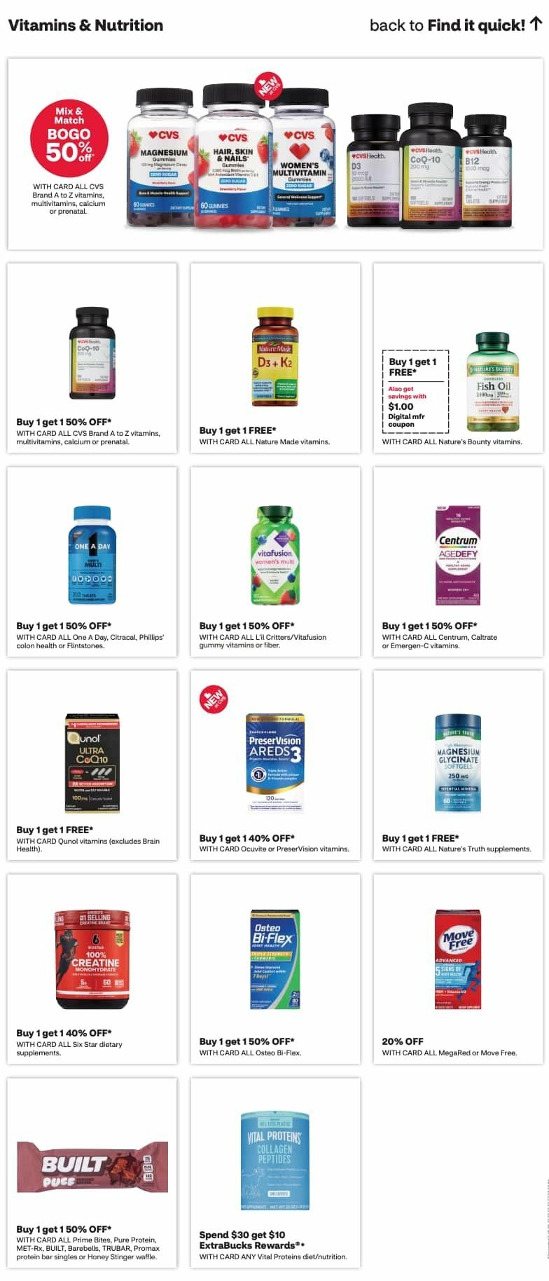 CVS Pharmacy Weekly Ad from October 11