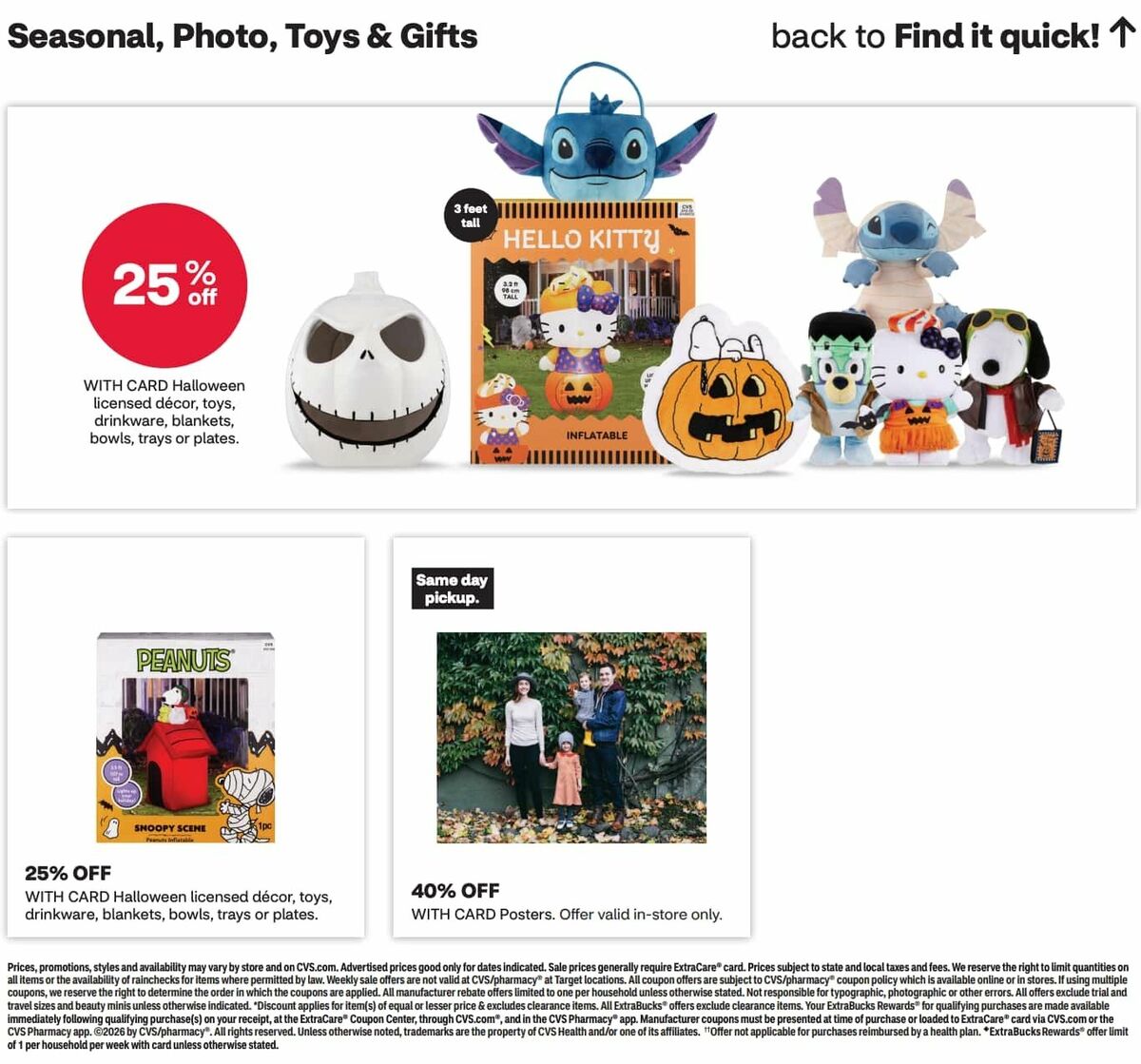 CVS Pharmacy Weekly Ad from October 11