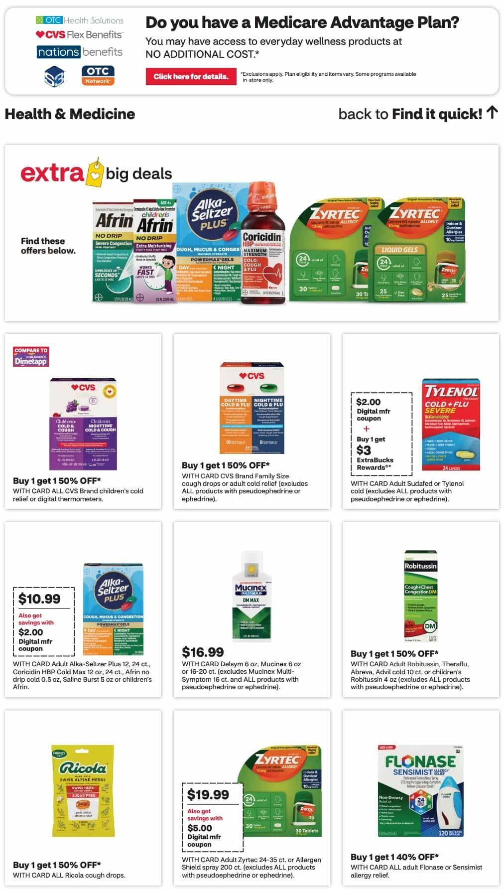 CVS Pharmacy Weekly Ad from October 11