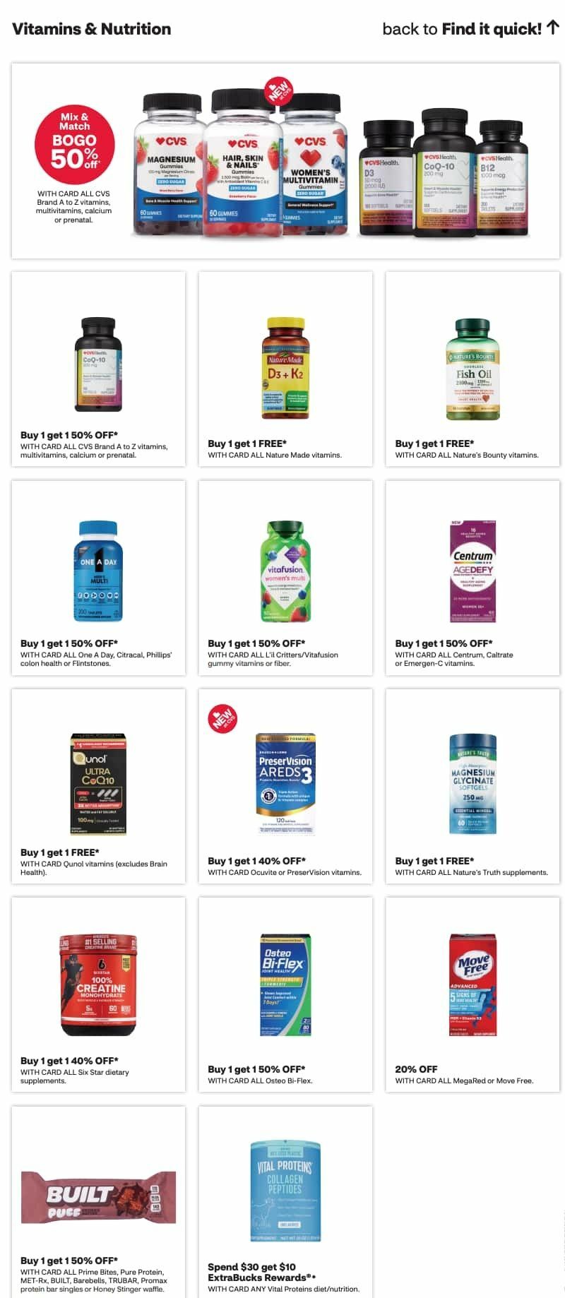 CVS Pharmacy Weekly Ad from October 18