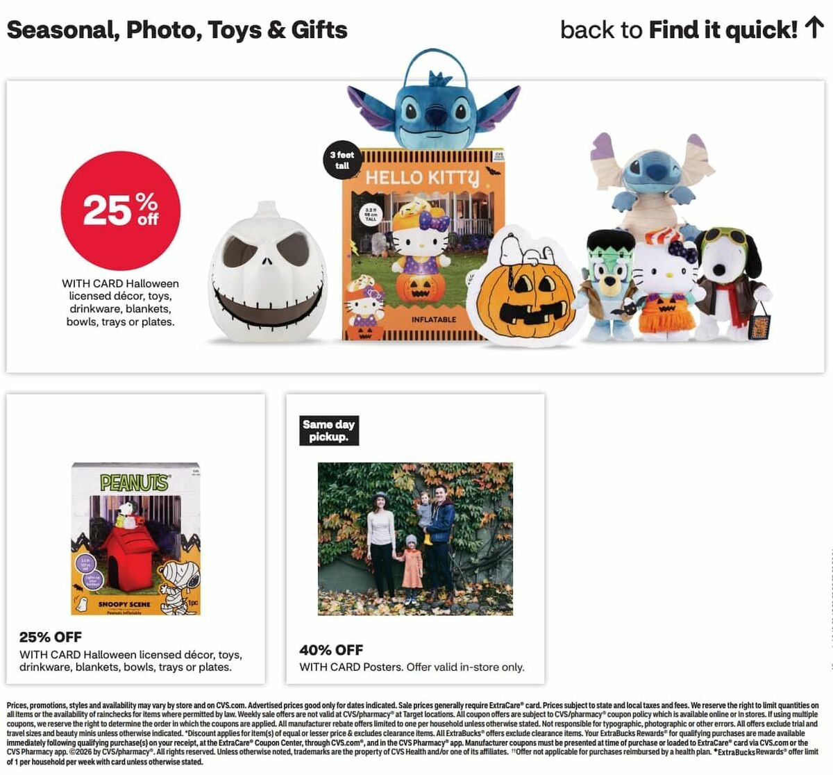 CVS Pharmacy Weekly Ad from October 18
