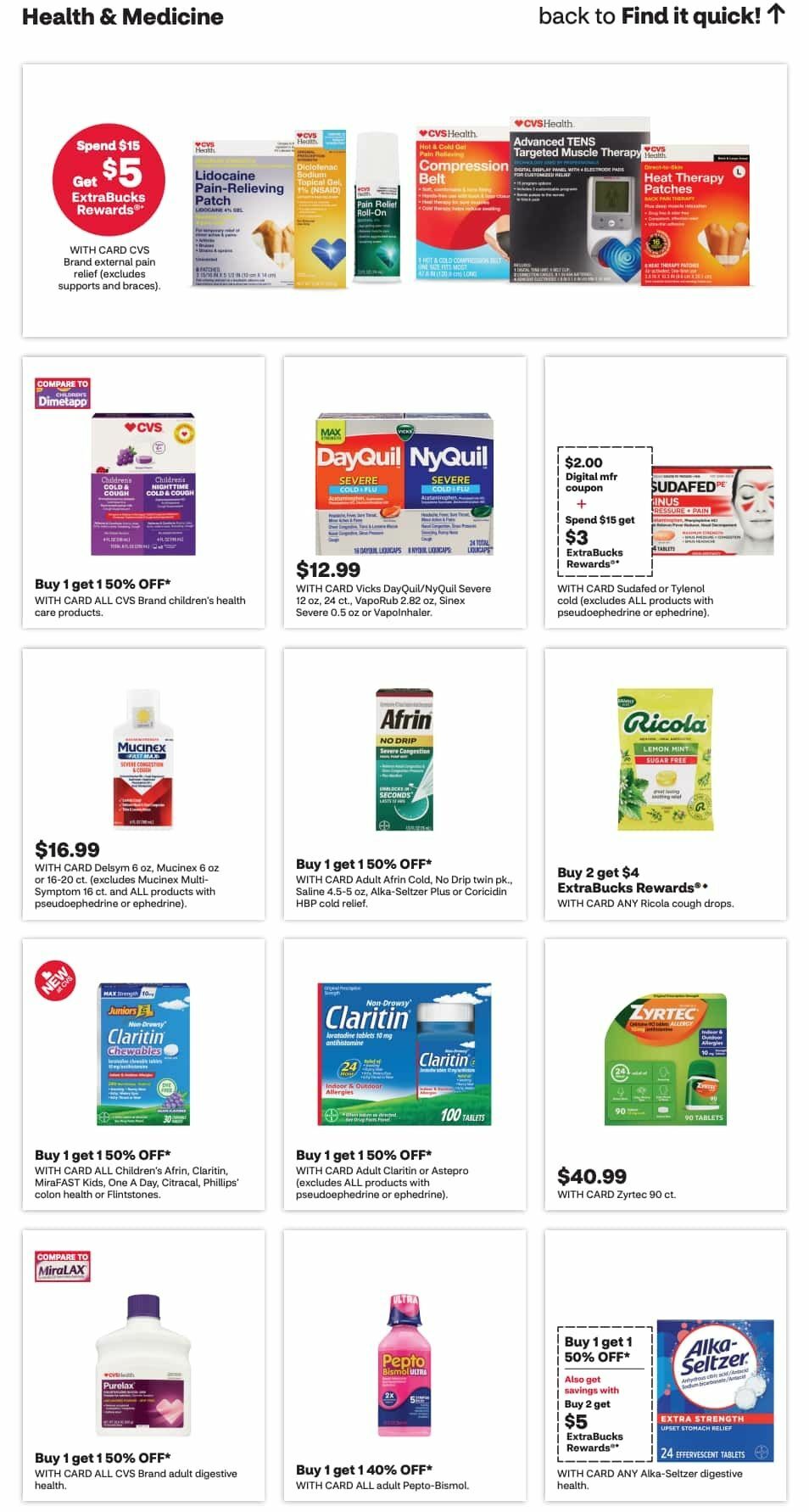 CVS Pharmacy Weekly Ad from October 25