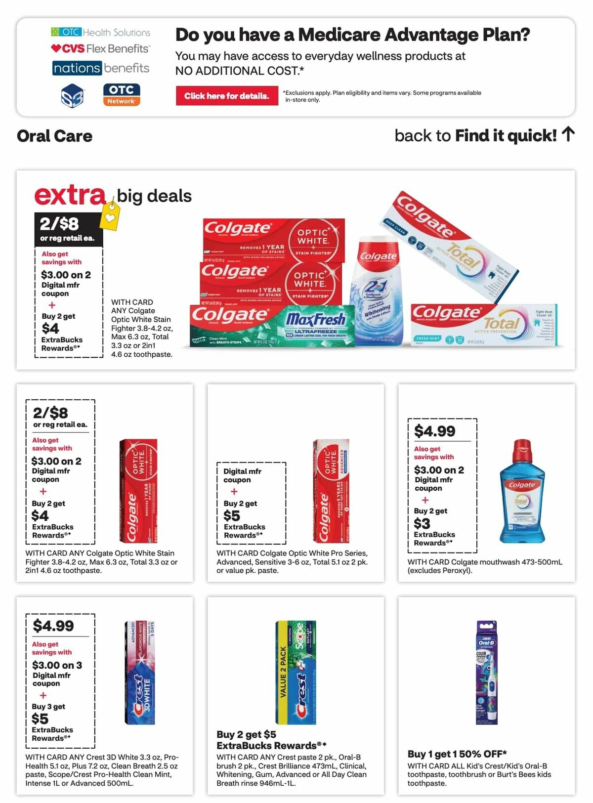 CVS Pharmacy Weekly Ad from October 25
