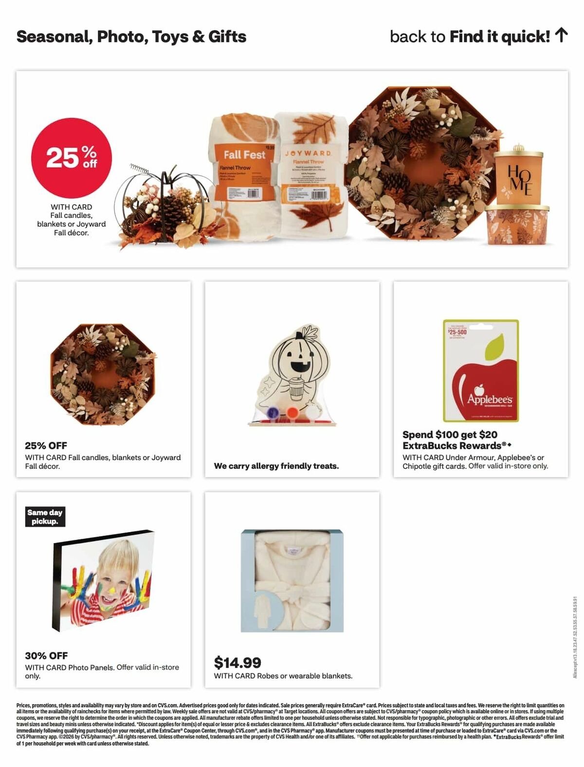CVS Pharmacy Weekly Ad from October 25