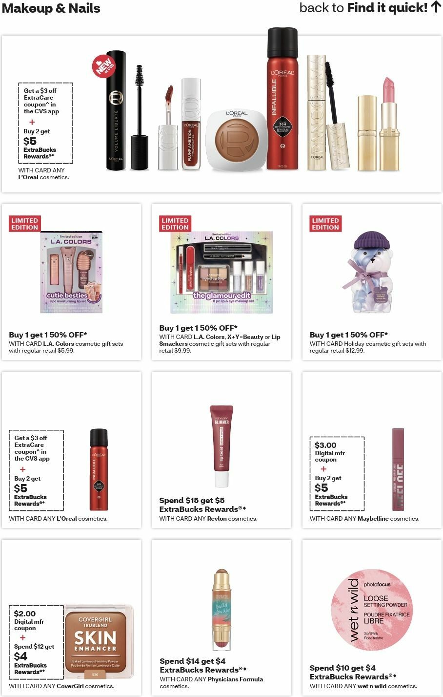 CVS Pharmacy Weekly Ad from November 1