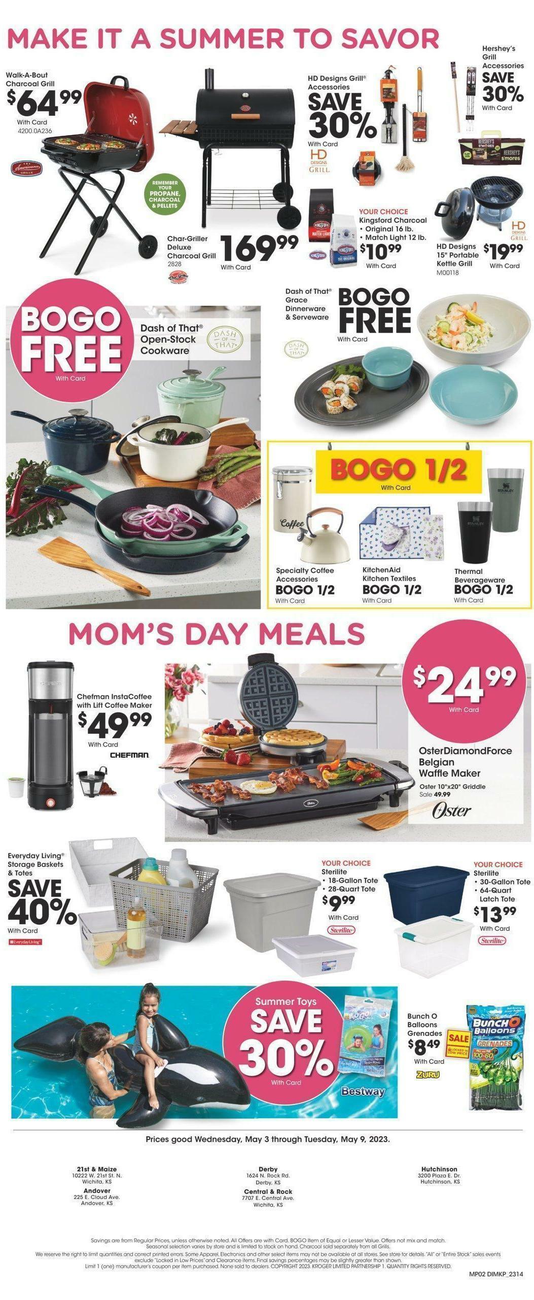 Dillons Mom's Day Weekly Ad from May 3