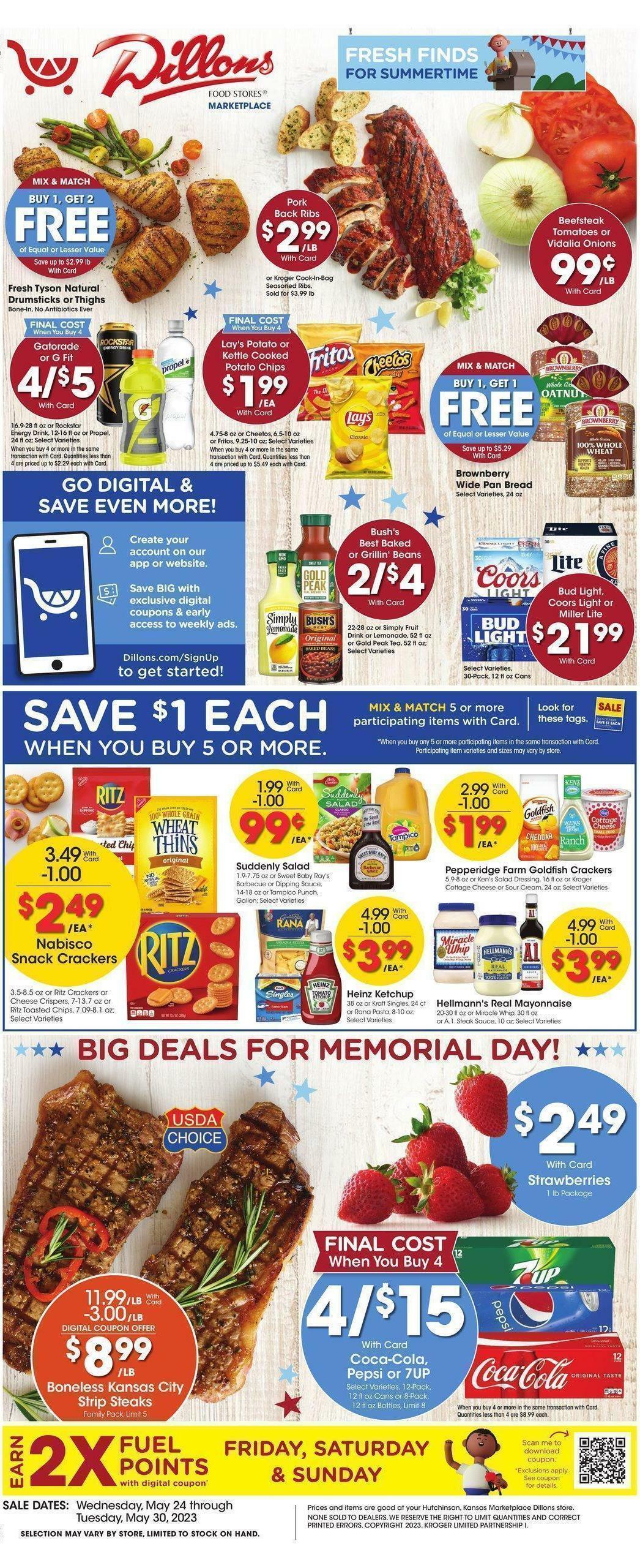 Dillons Weekly Ad from May 24