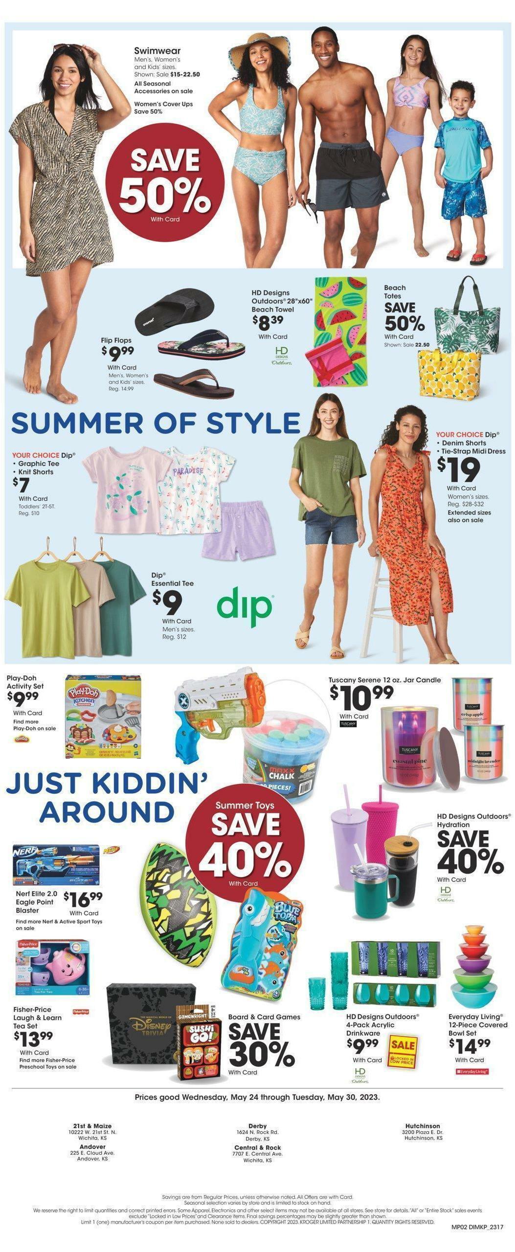 Dillons Weekend Here We Come Weekly Ad from May 24