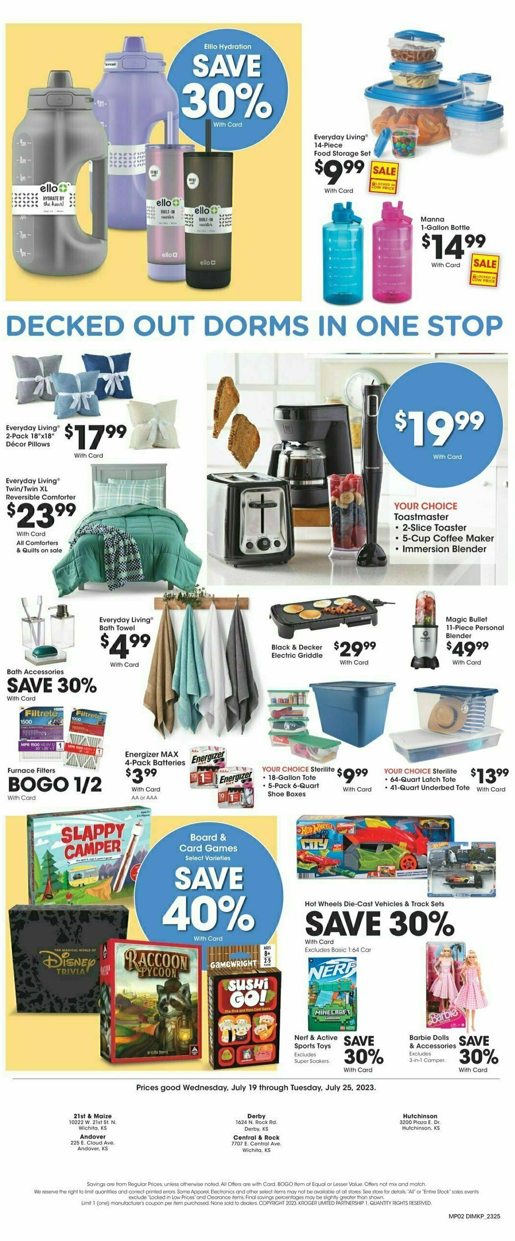 Dillons Weekly Ad from July 19