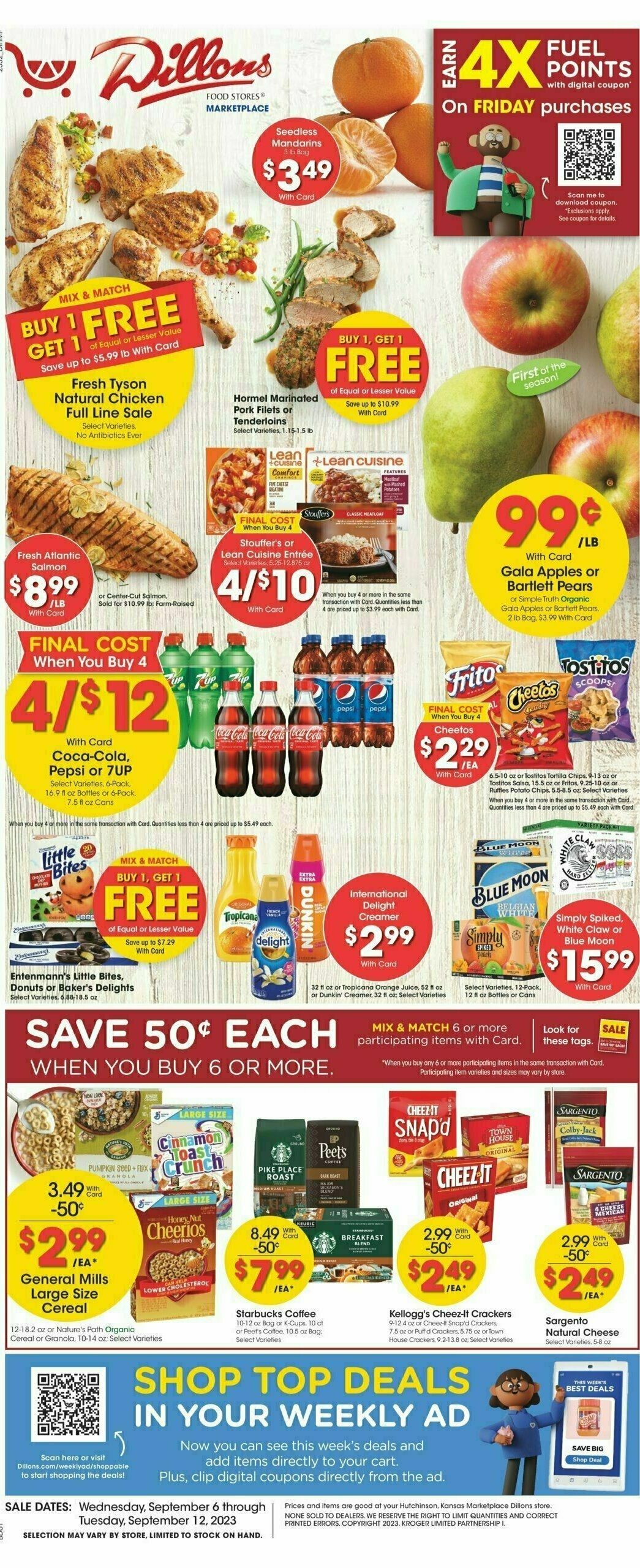 Dillons Weekly Ad from September 6