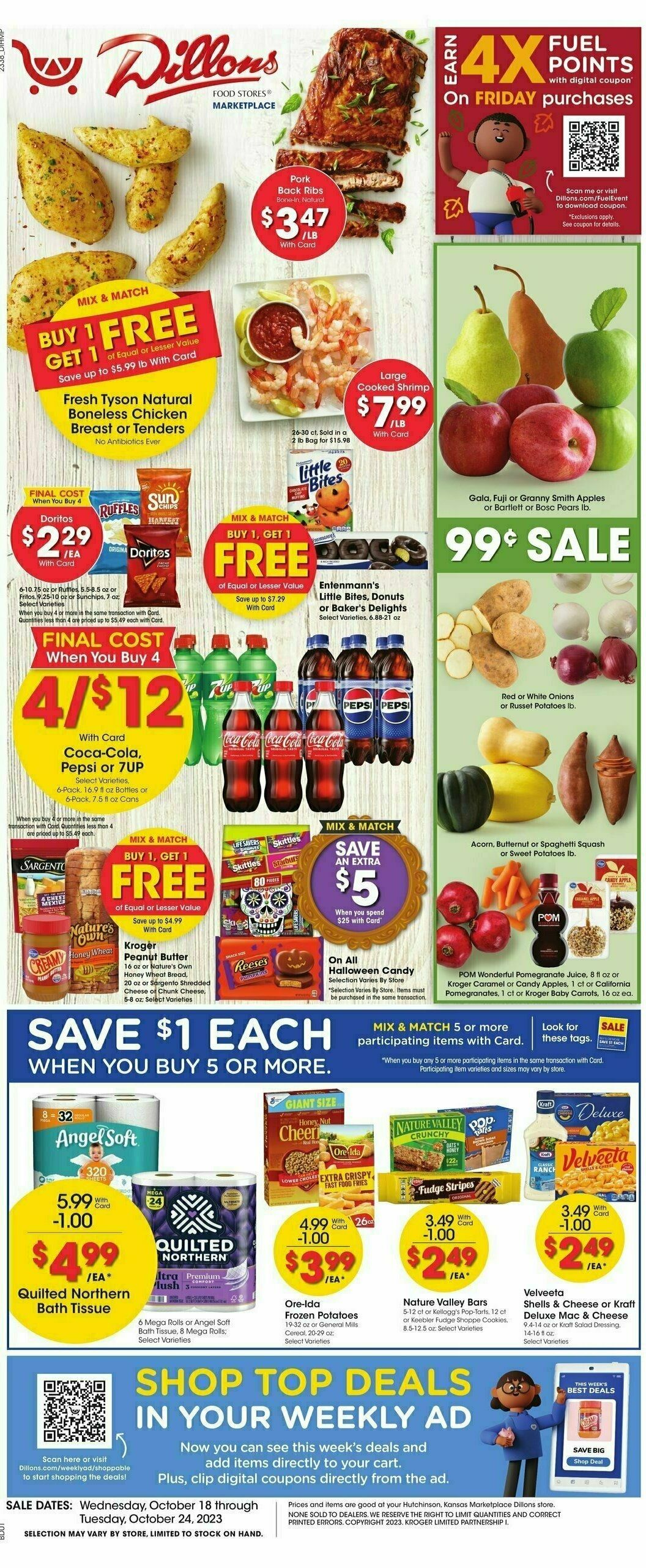 Dillons Weekly Ad from October 18