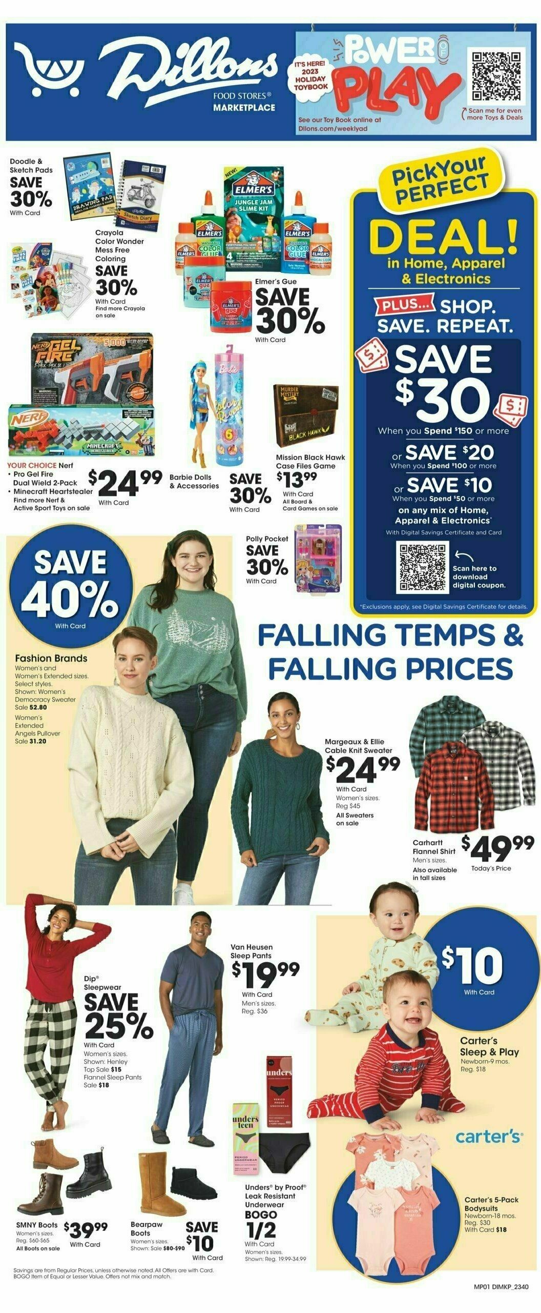 Dillons Weekly Ad from November 1