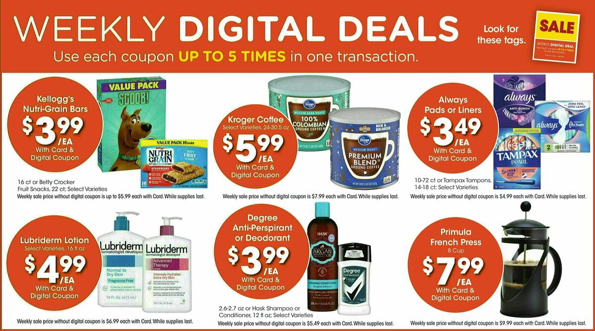 Dillons Weekly Ad from November 1