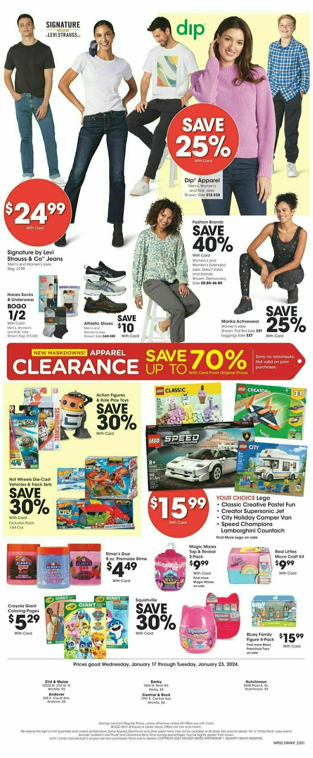 Dillons Weekly Ad from January 17
