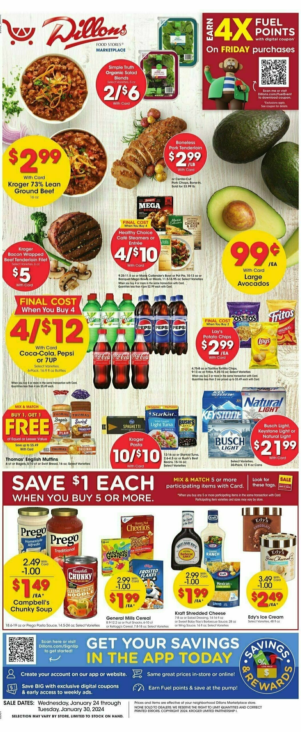 Dillons Weekly Ad from January 24