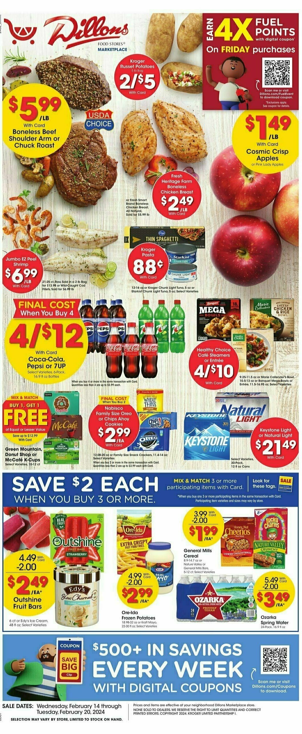 Dillons Weekly Ad from February 14