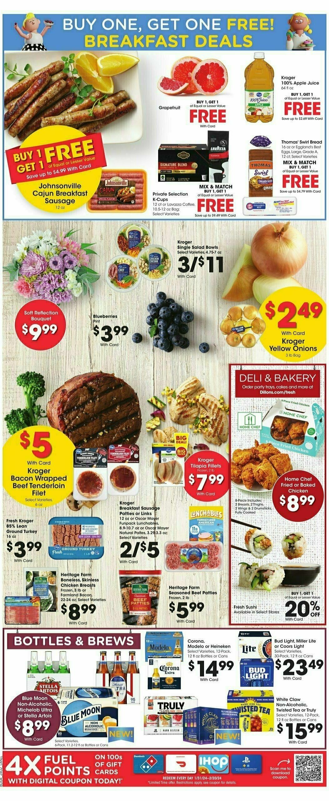 Dillons Weekly Ad from February 14