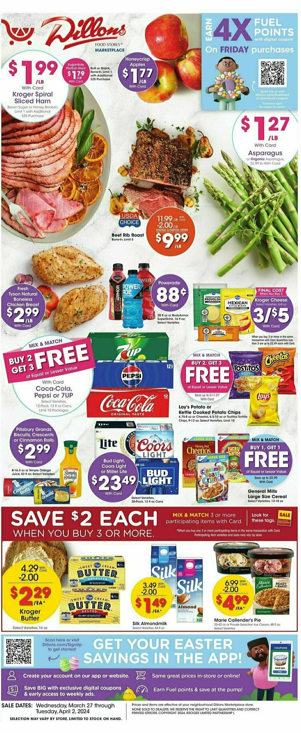 Dillons Weekly Ad from March 27