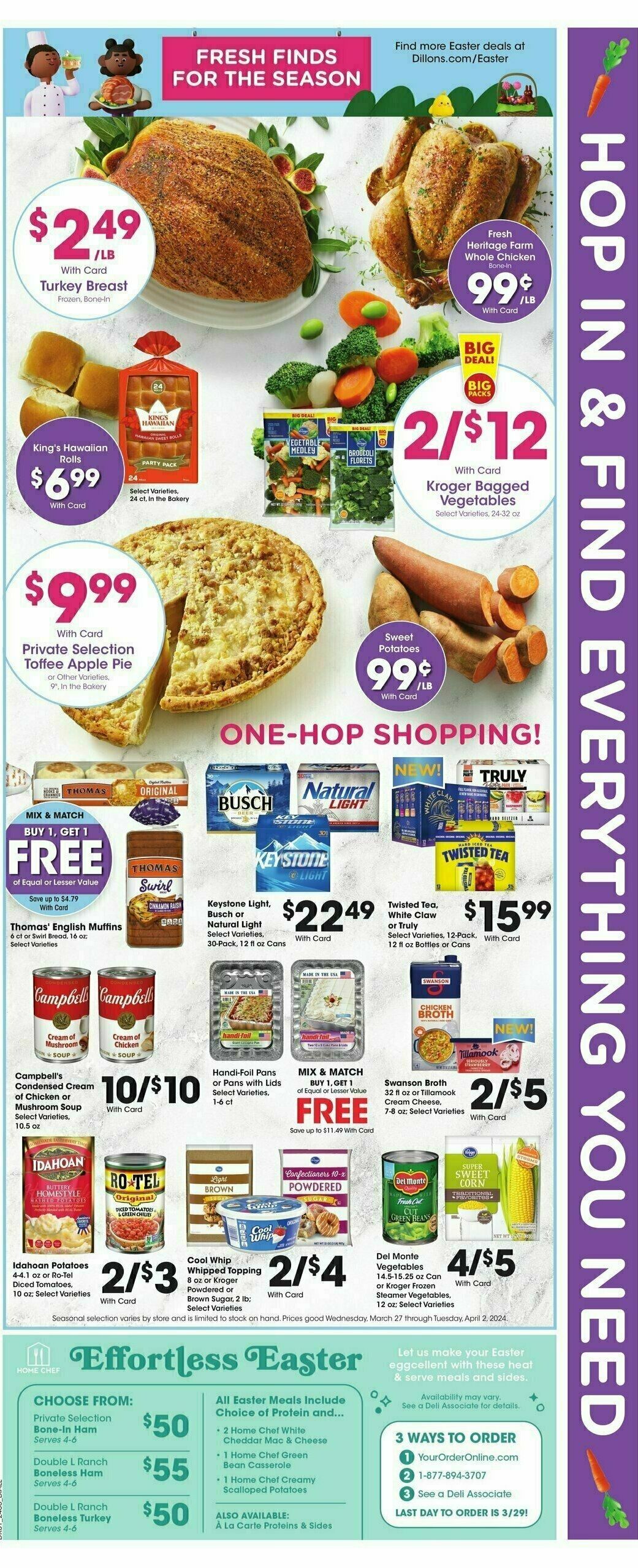 Dillons Weekly Ad from March 27