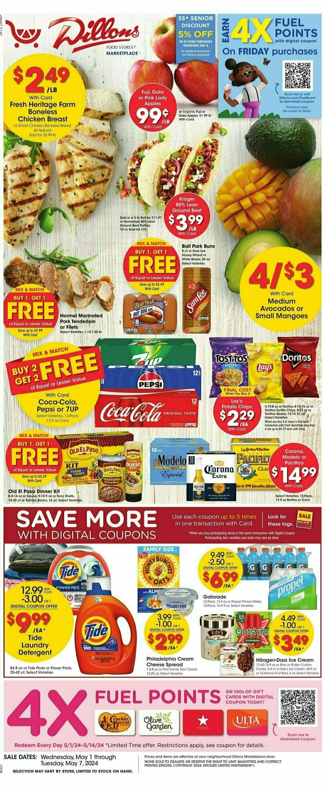 Dillons Weekly Ad from May 1
