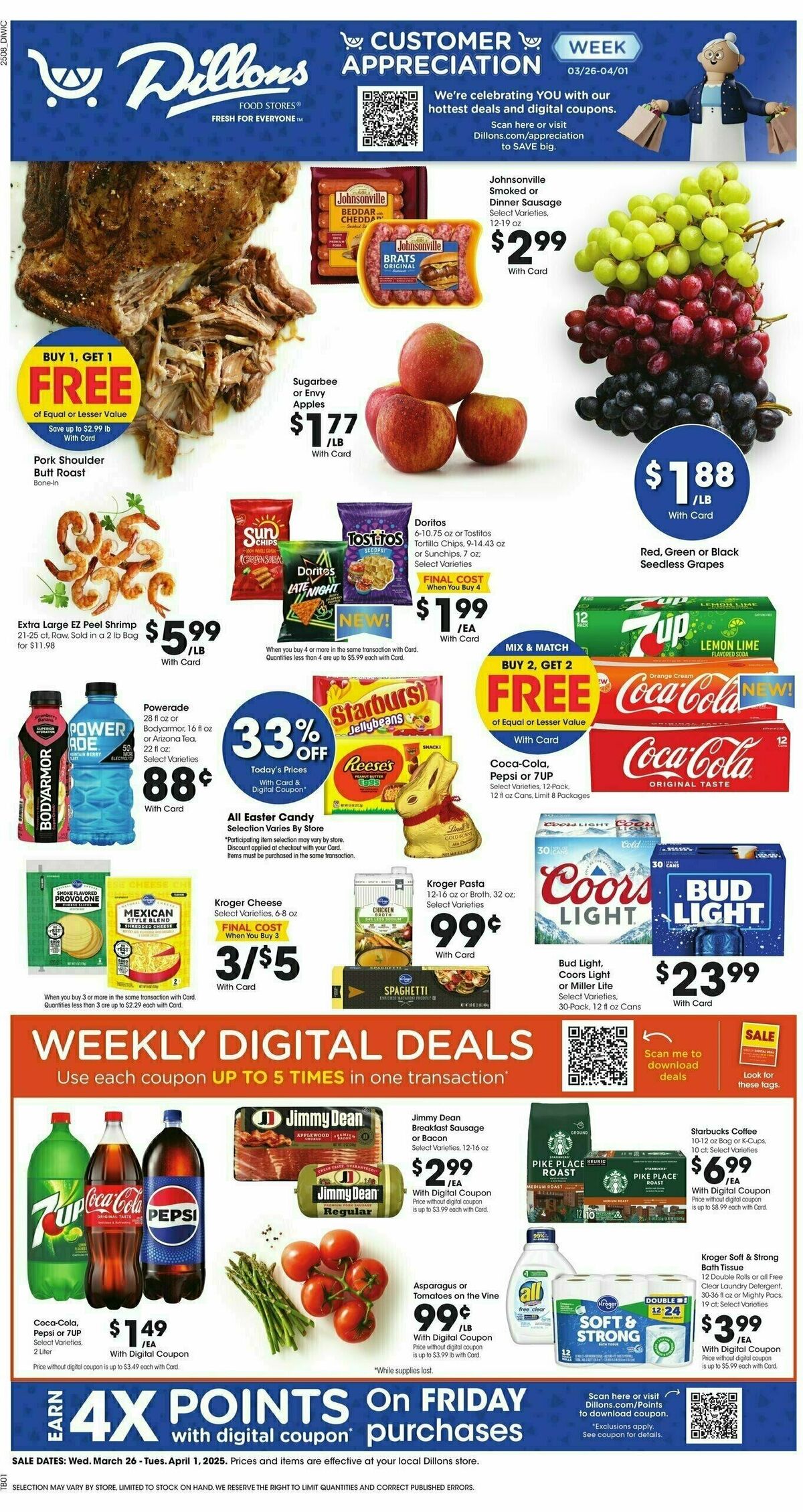Dillons Weekly Ad from March 26