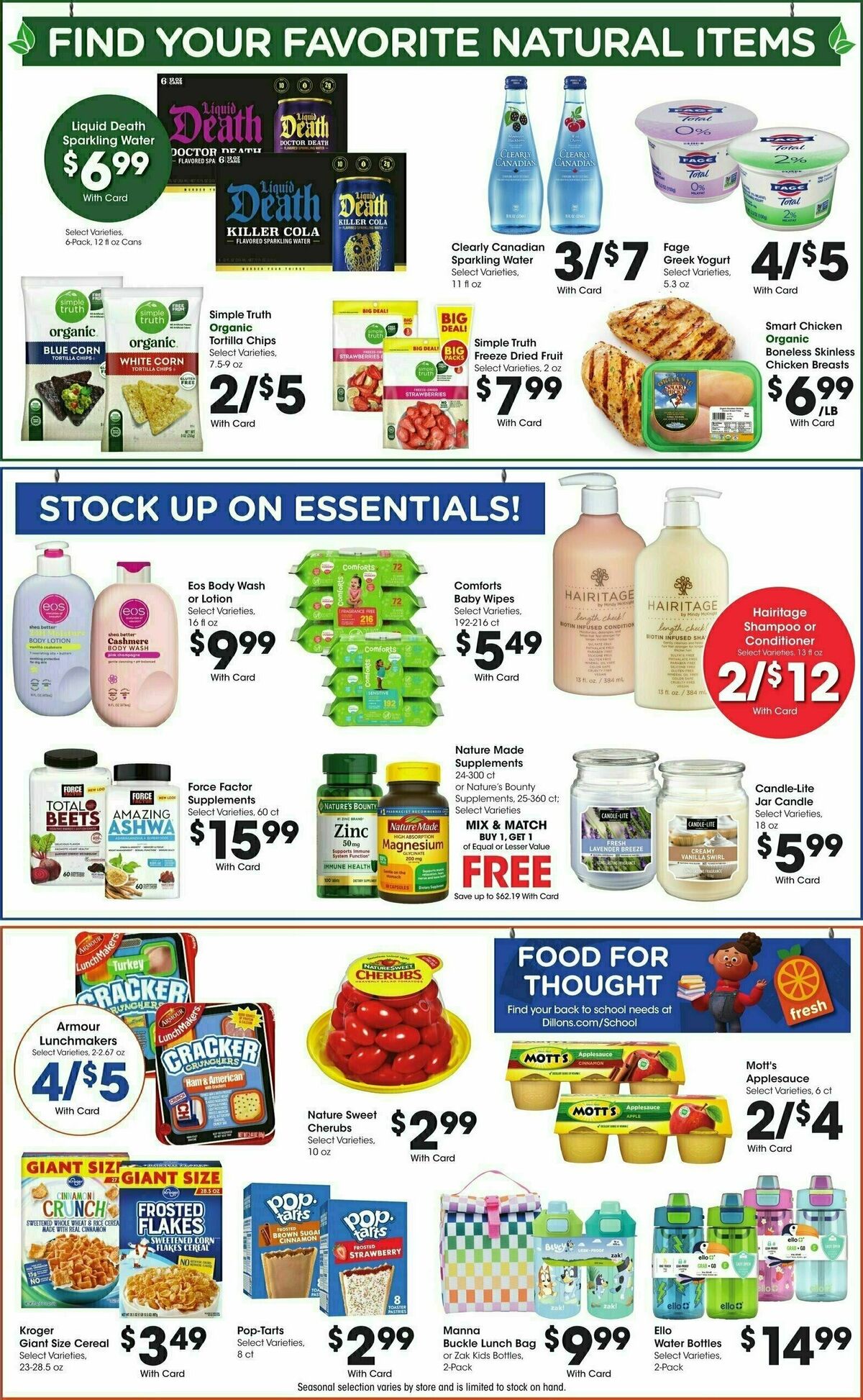 Dillons Weekly Ad from July 30