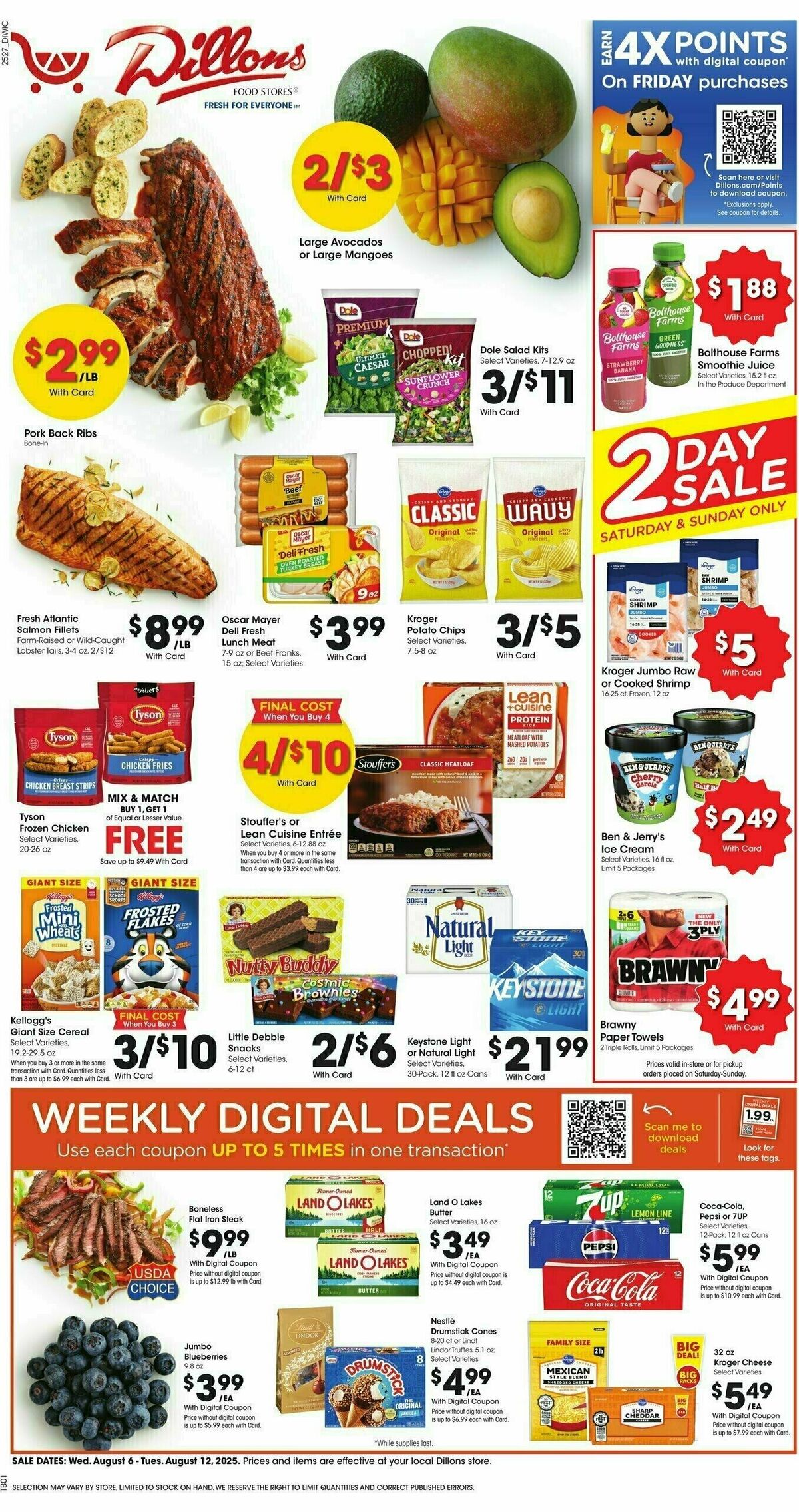 Dillons Weekly Ad from August 6