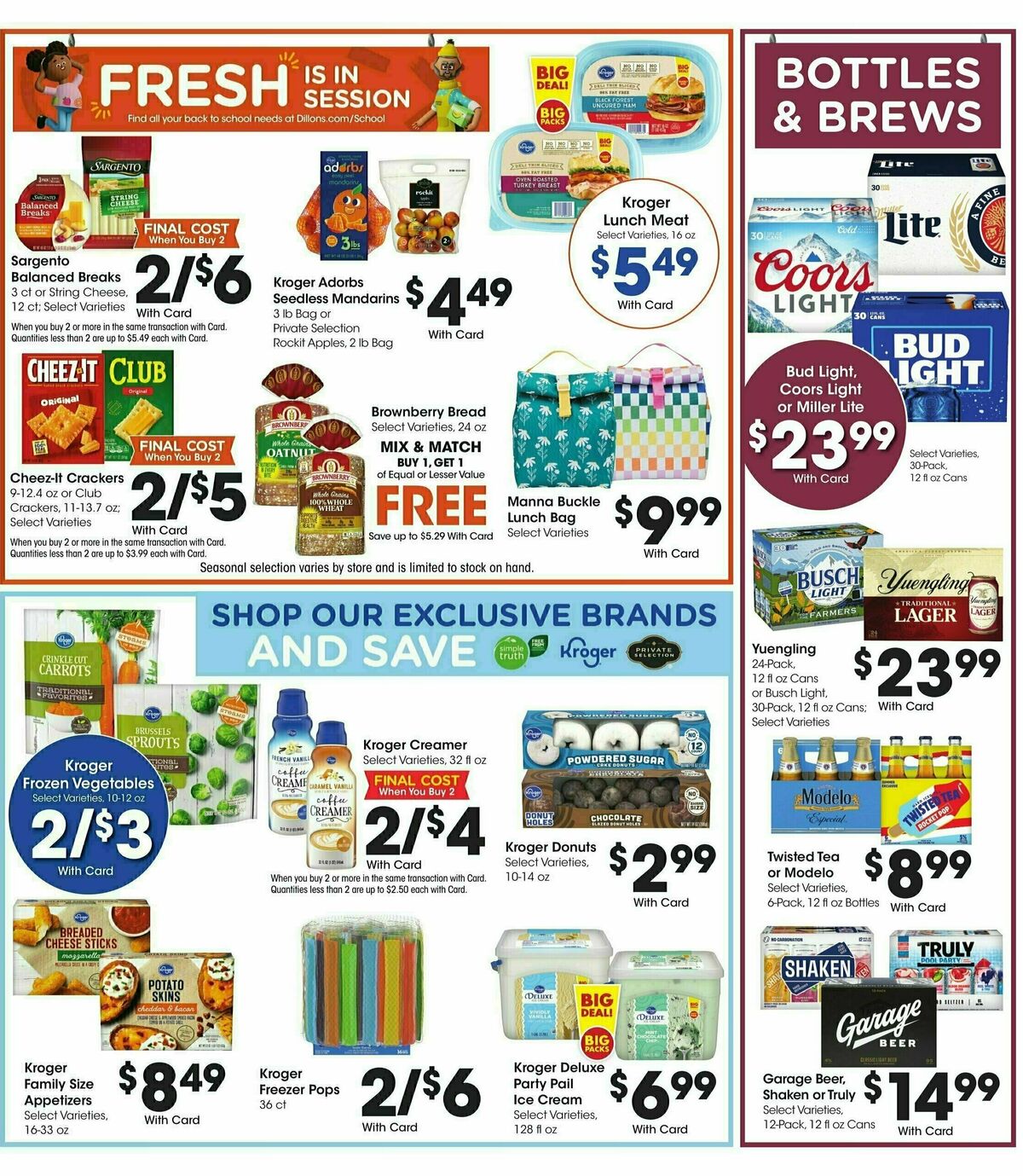 Dillons Weekly Ad from August 6