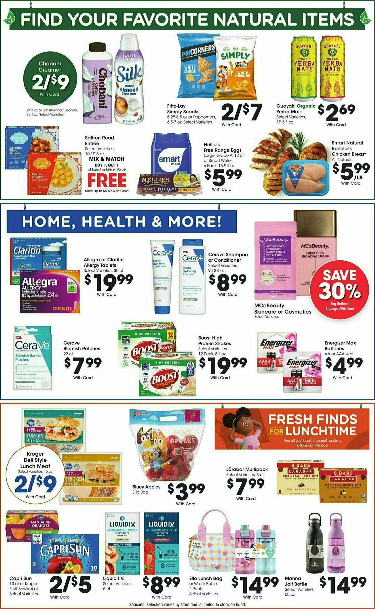 Dillons Weekly Ad from August 20