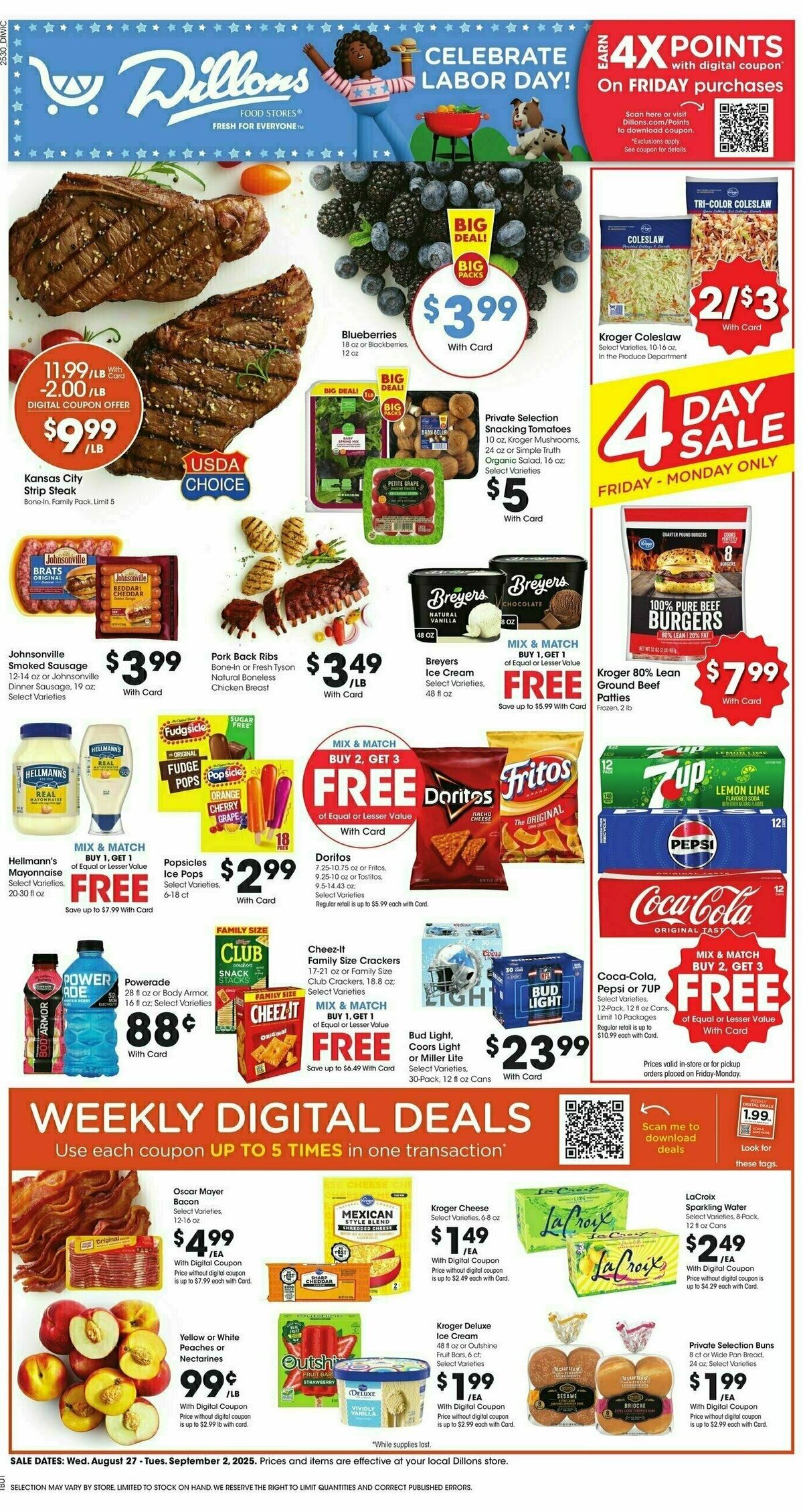 Dillons Weekly Ad from August 27