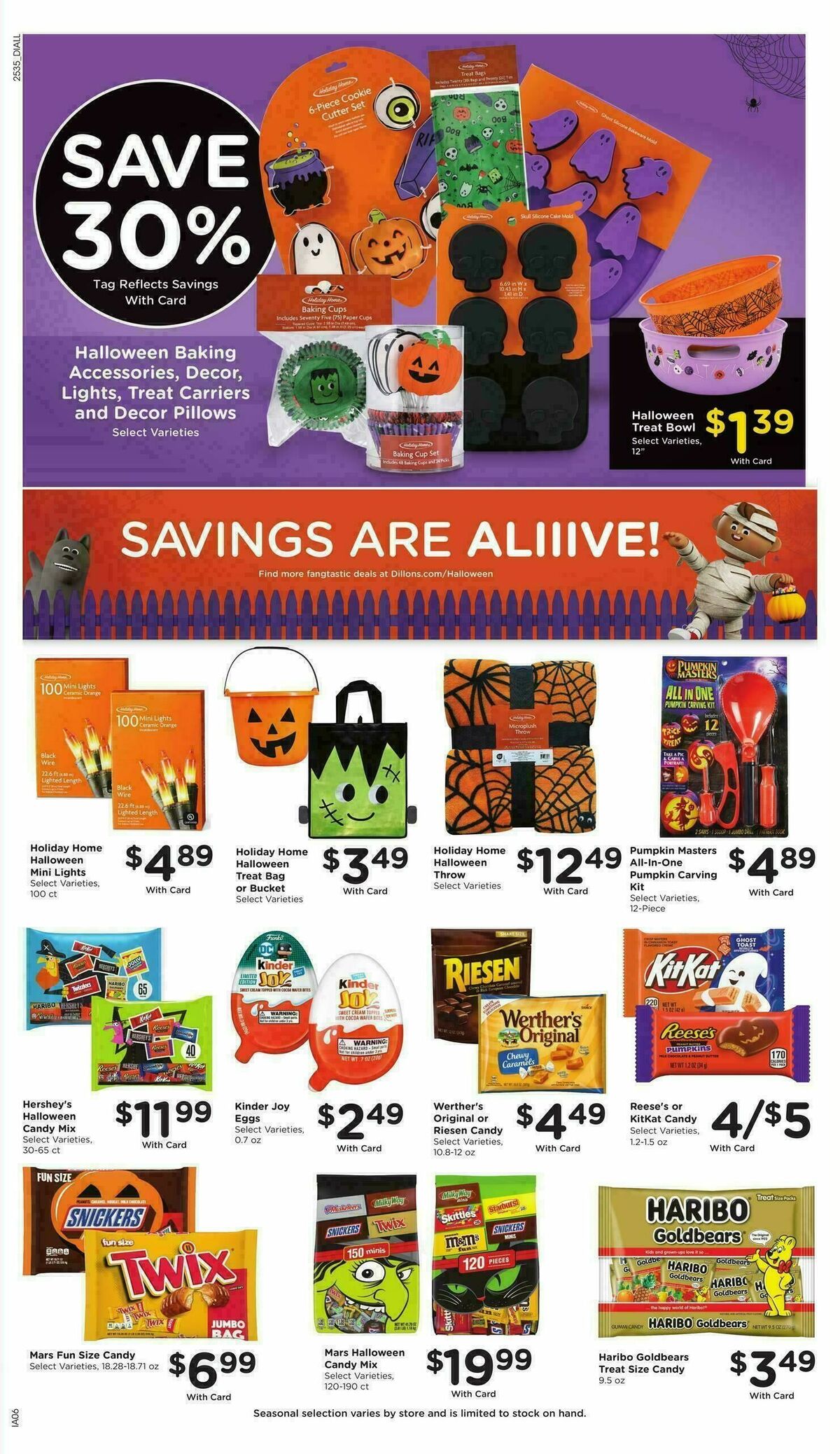 Dillons Weekly Ad from October 1