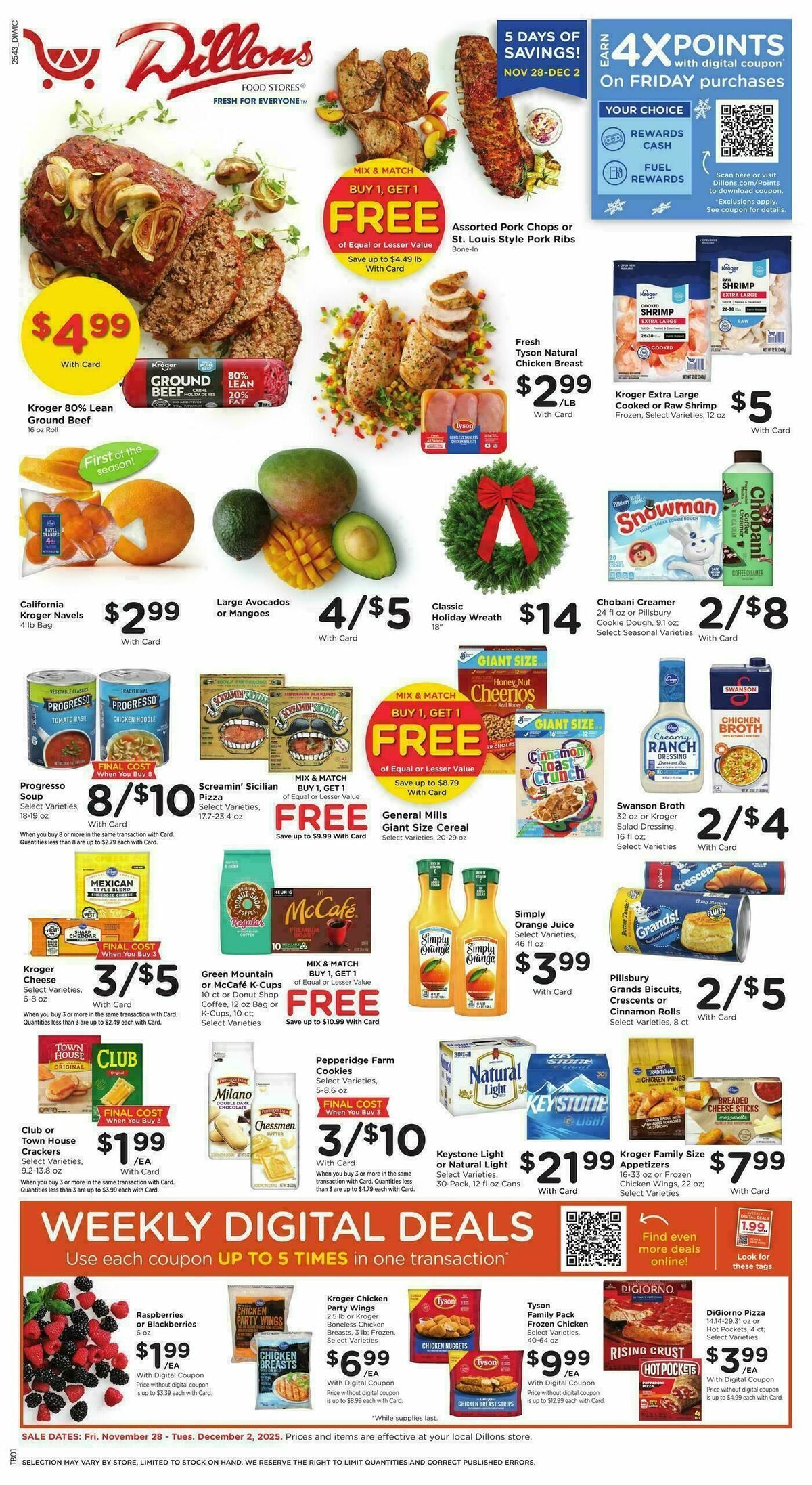 Dillons Weekly Ad from November 28
