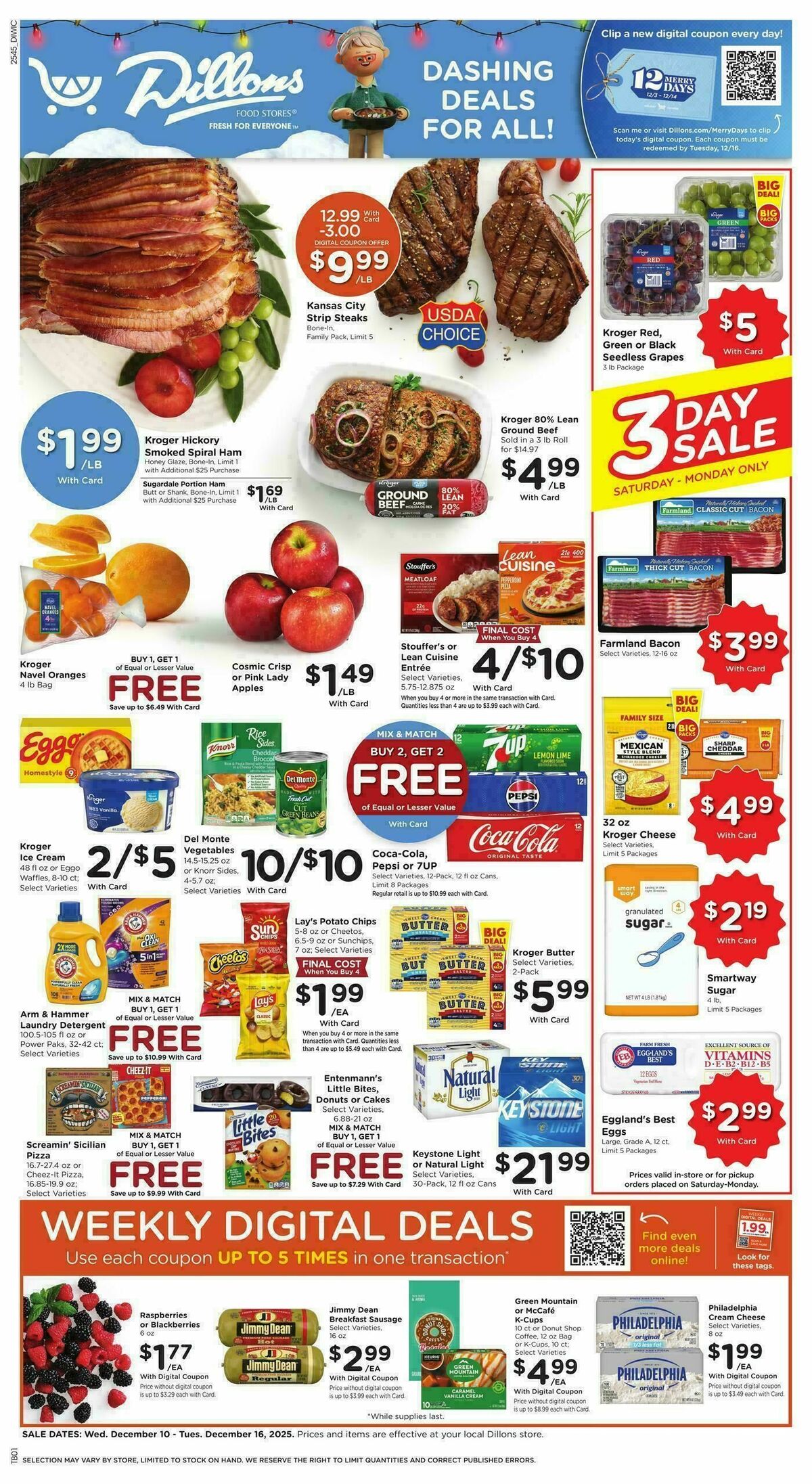 Dillons Weekly Ad from December 10