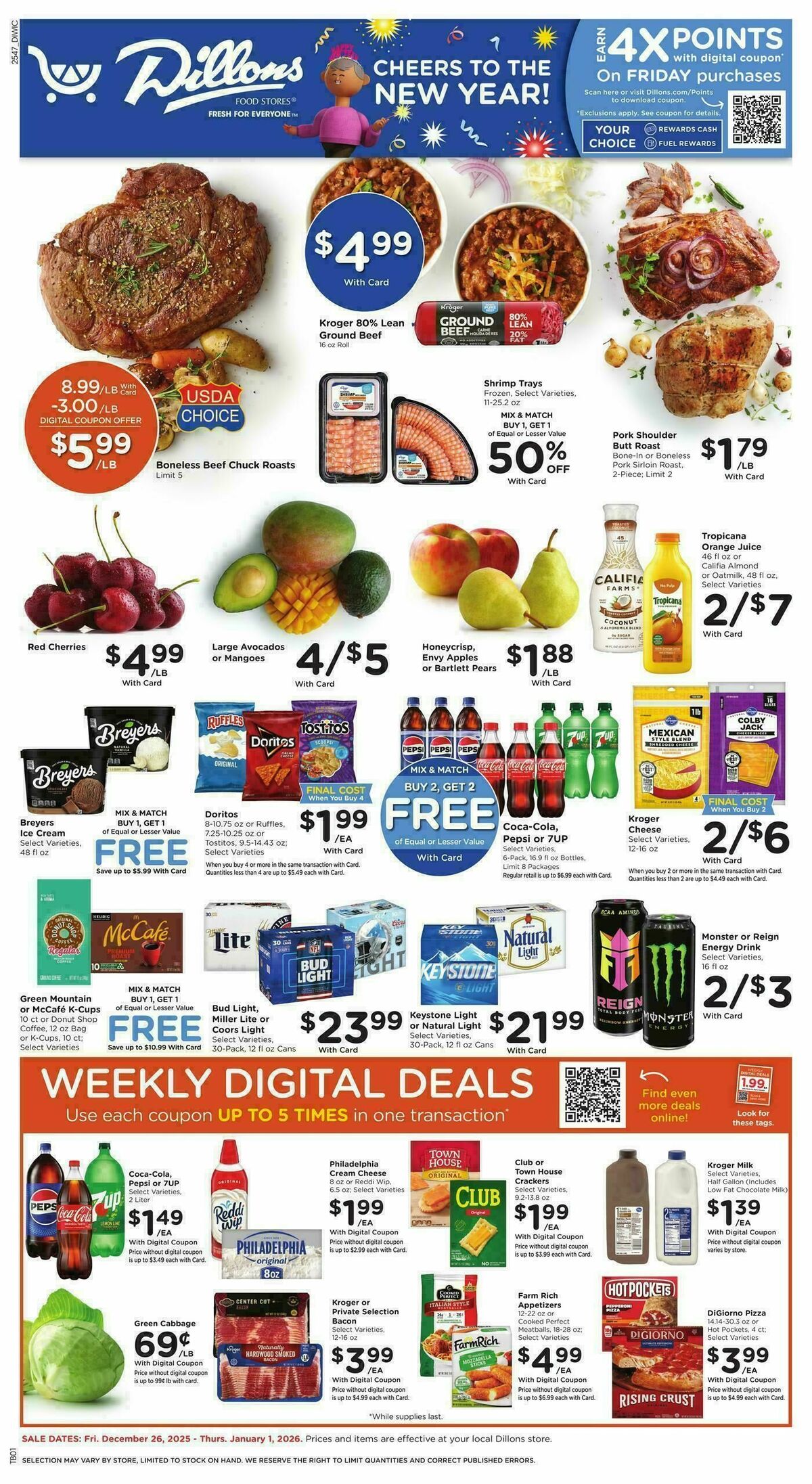 Dillons Weekly Ad from December 26
