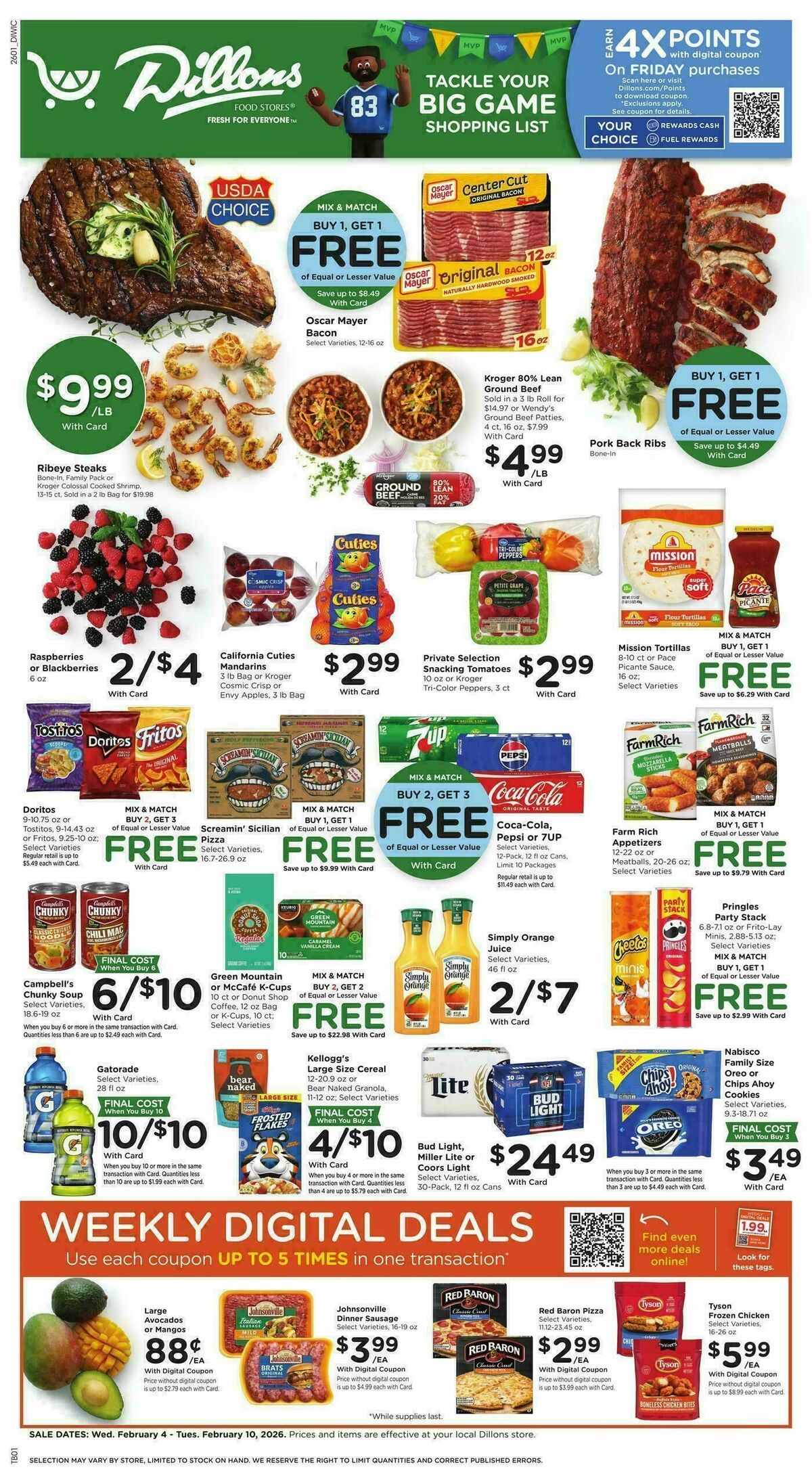 Dillons Weekly Ad from February 4