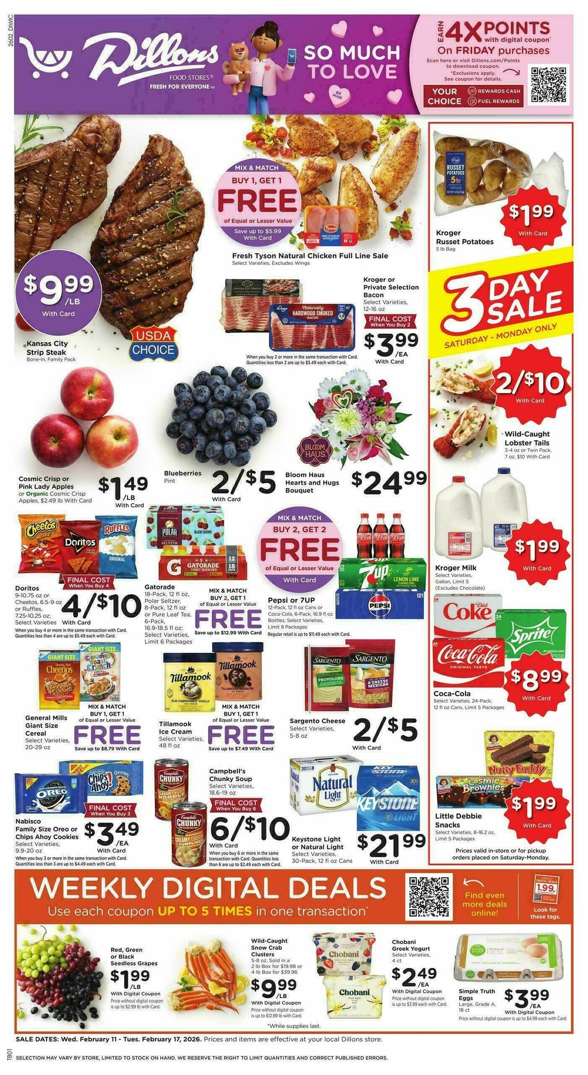 Dillons Weekly Ad from February 11
