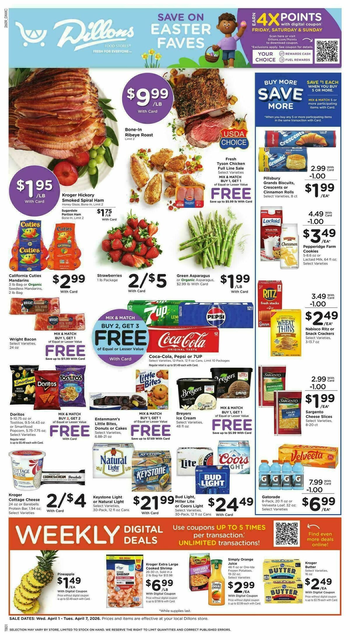 Dillons Weekly Ad from April 1