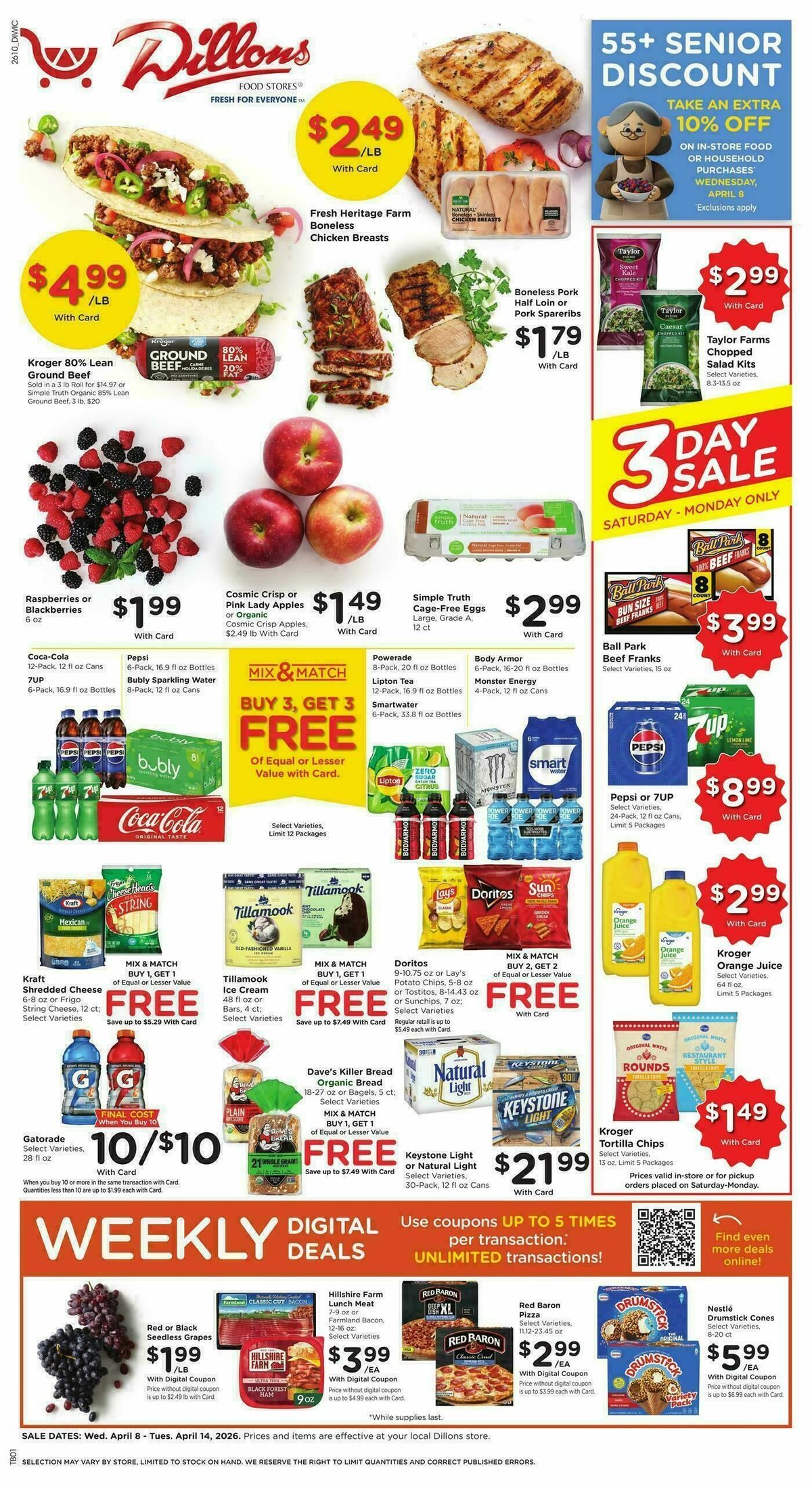Dillons Weekly Ad from April 8