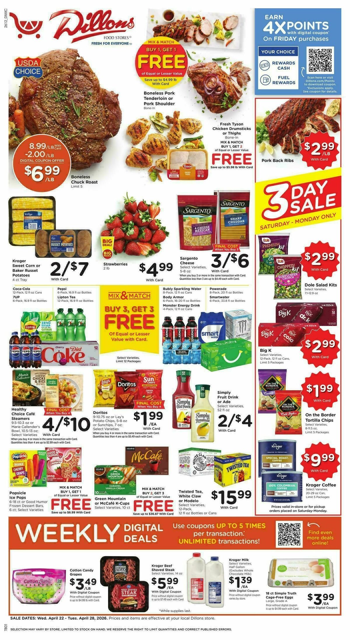 Dillons Weekly Ad from April 22