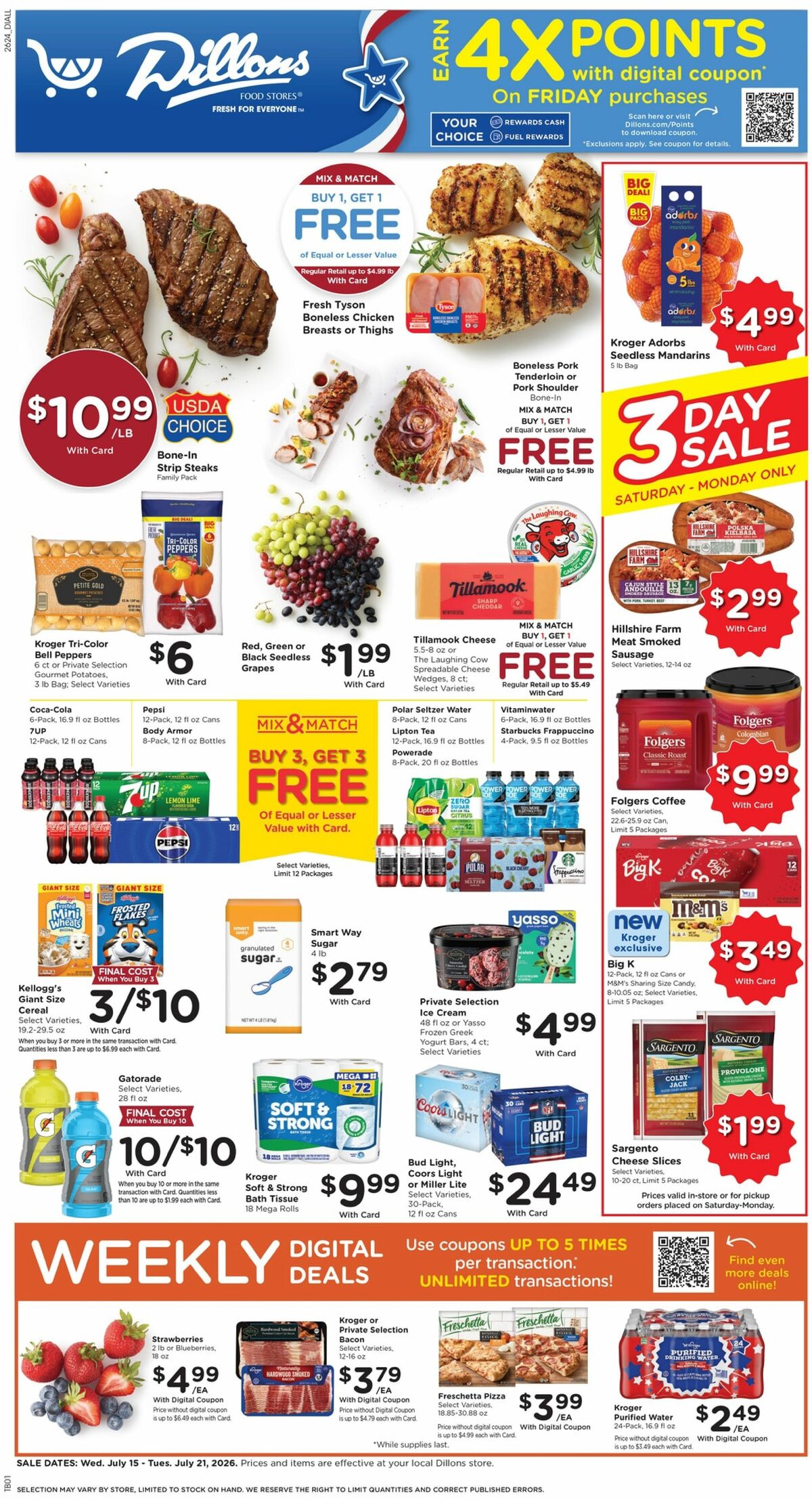 Dillons Weekly Ad from July 15