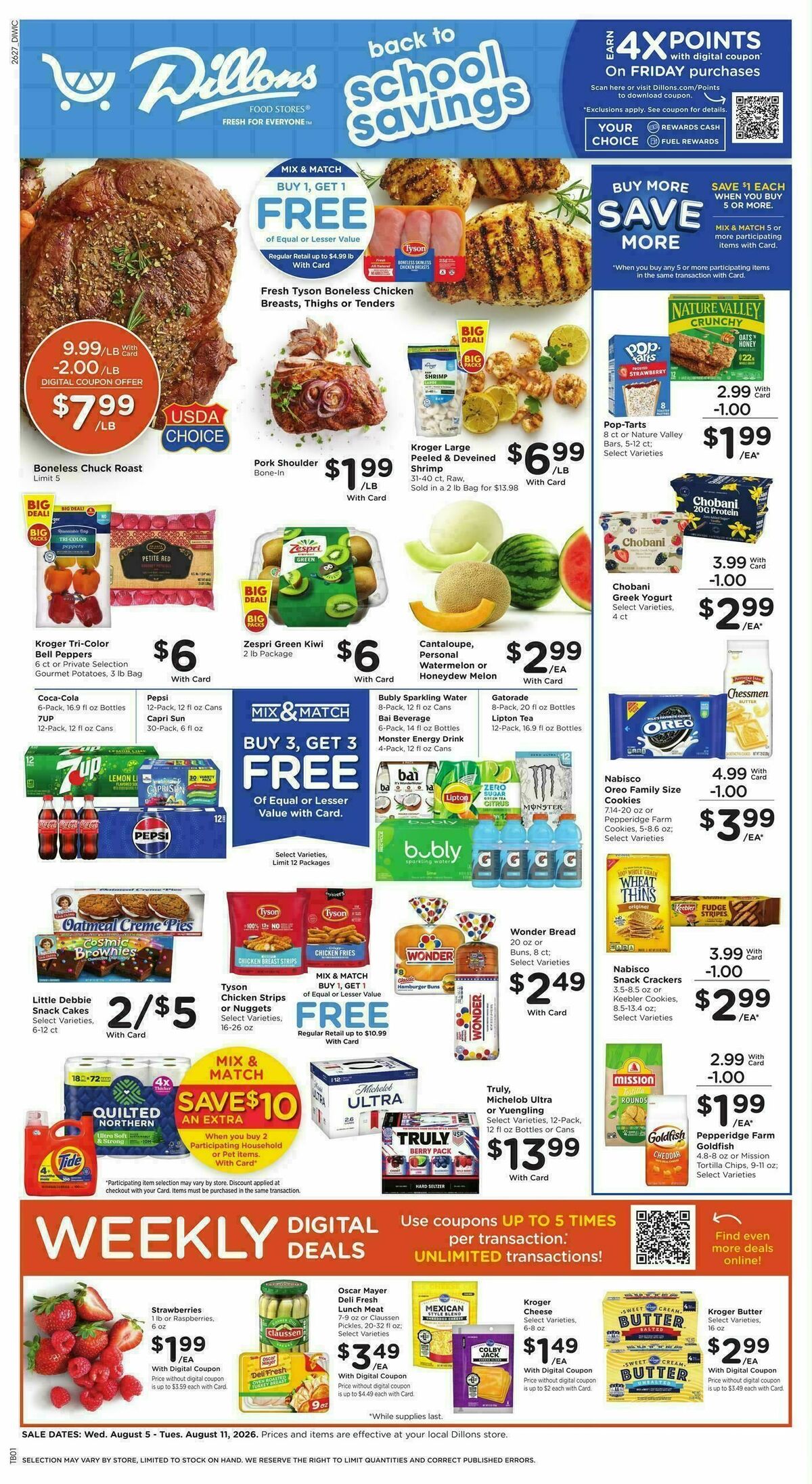 Dillons Weekly Ad from August 5