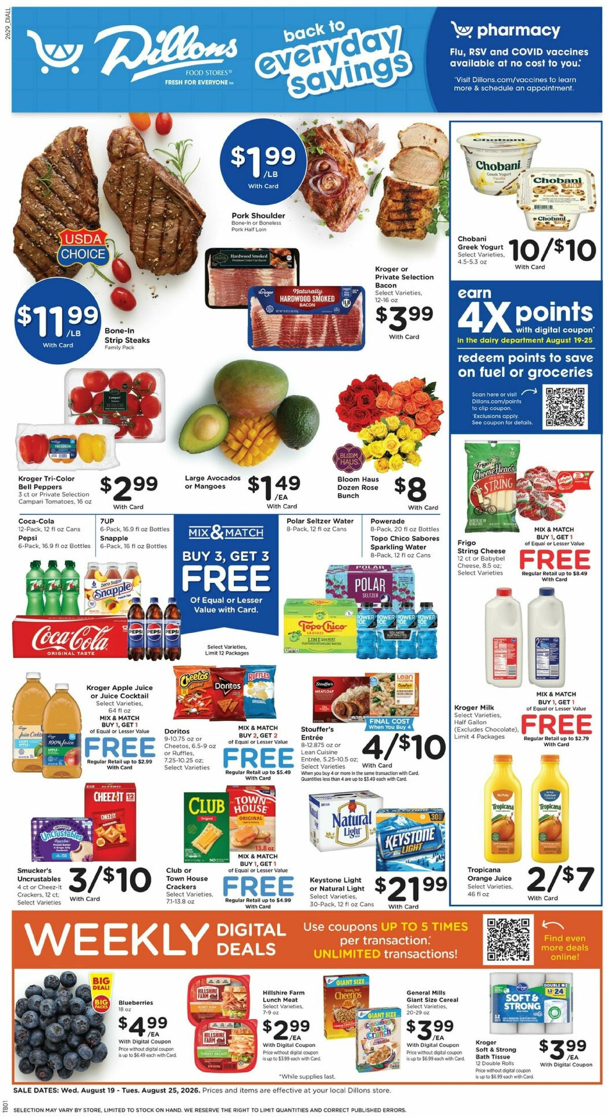 Dillons Weekly Ad from August 19