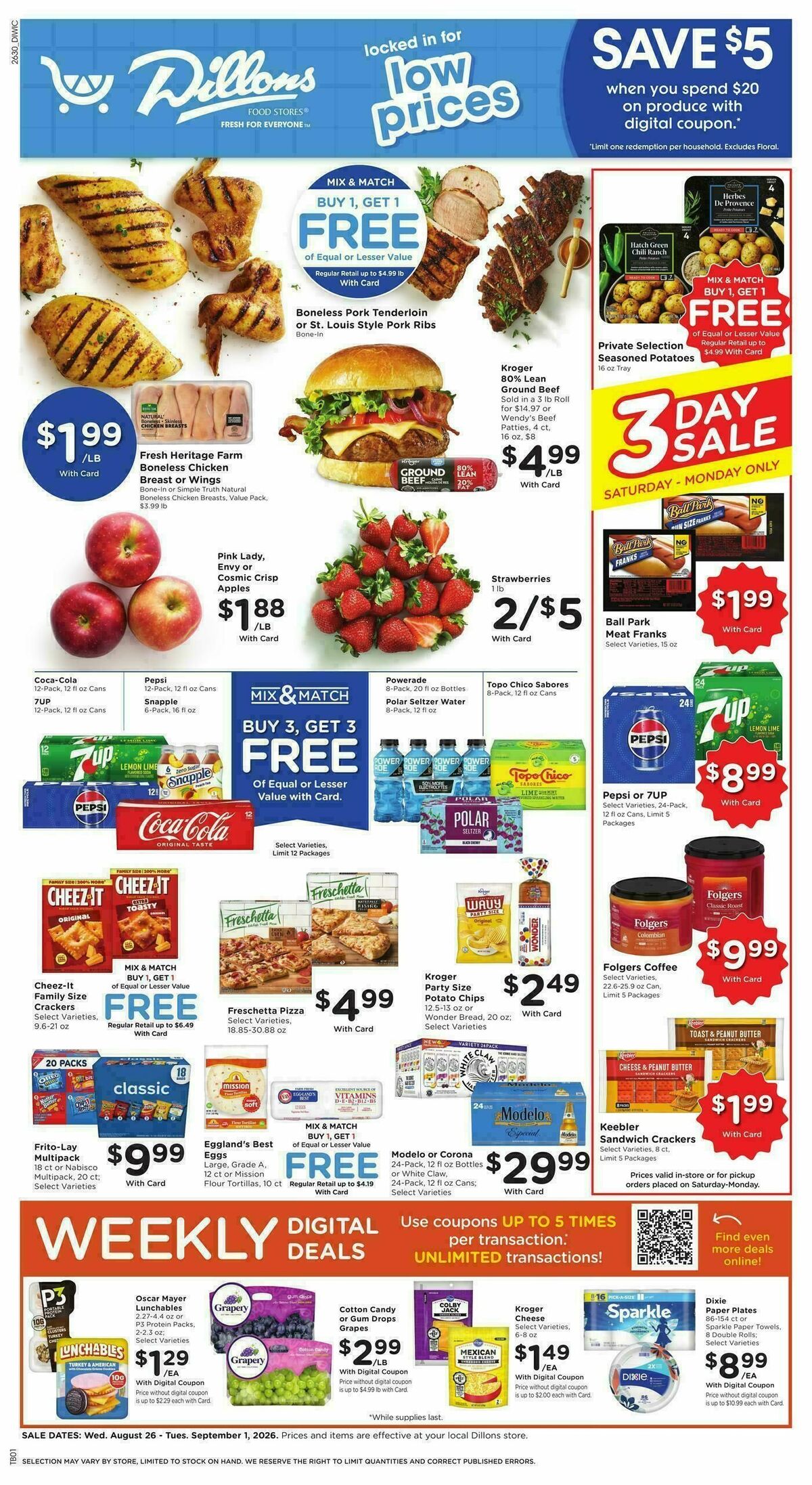 Dillons Weekly Ad from August 26