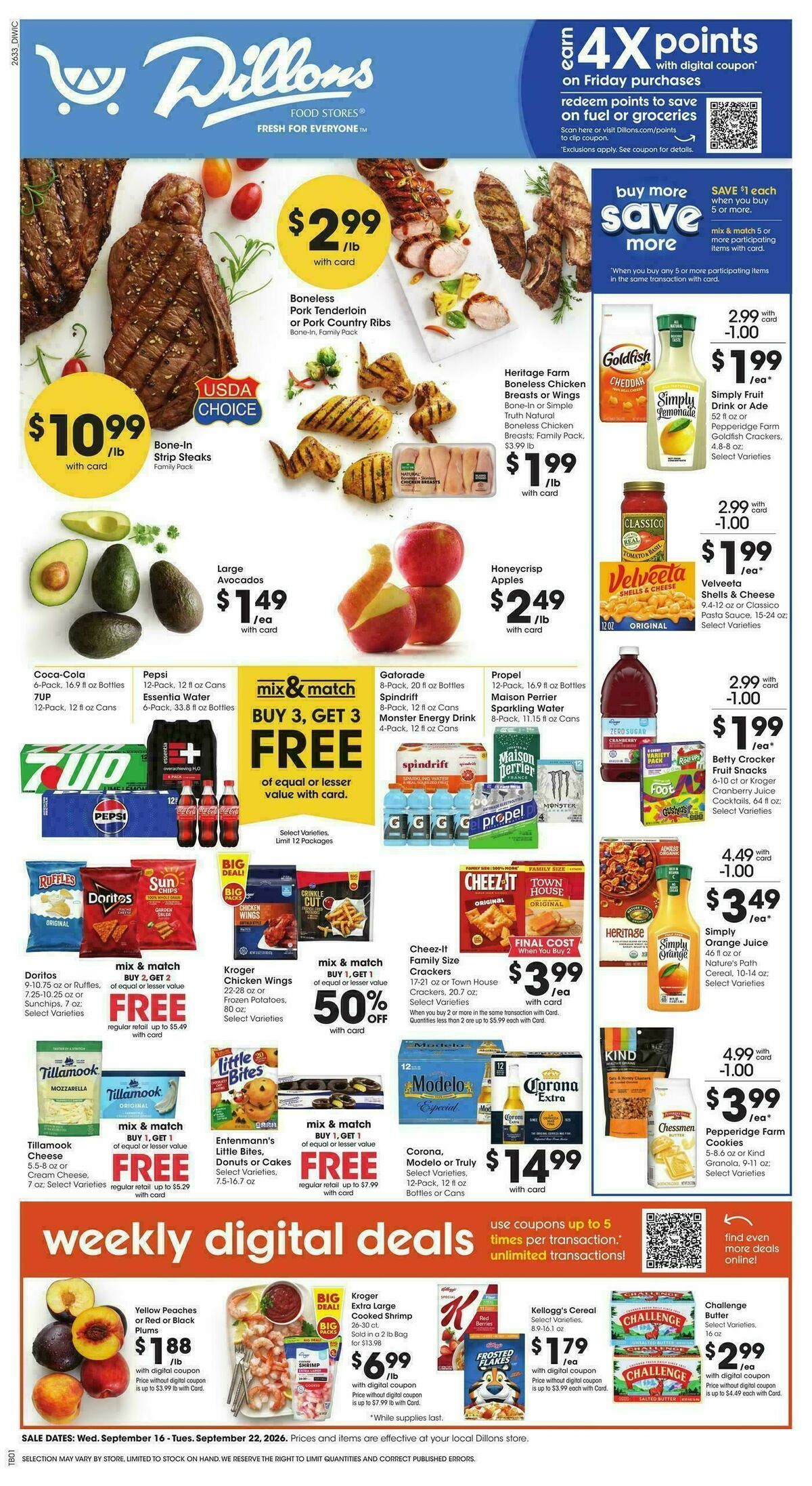 Dillons Weekly Ad from September 16