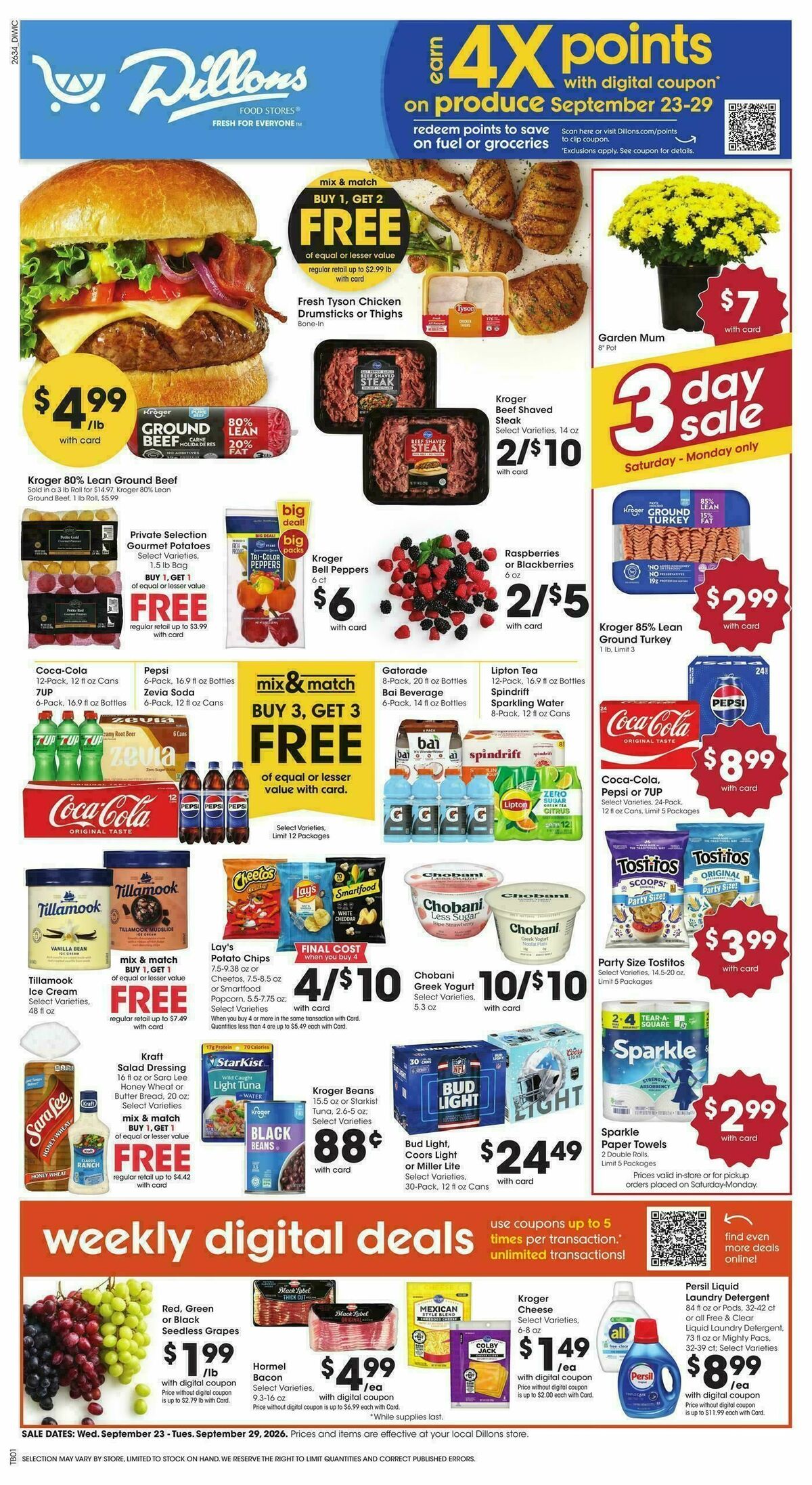 Dillons Weekly Ad from September 23