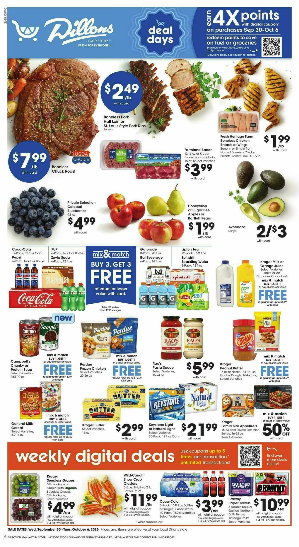 Dillons Weekly Ad from September 30