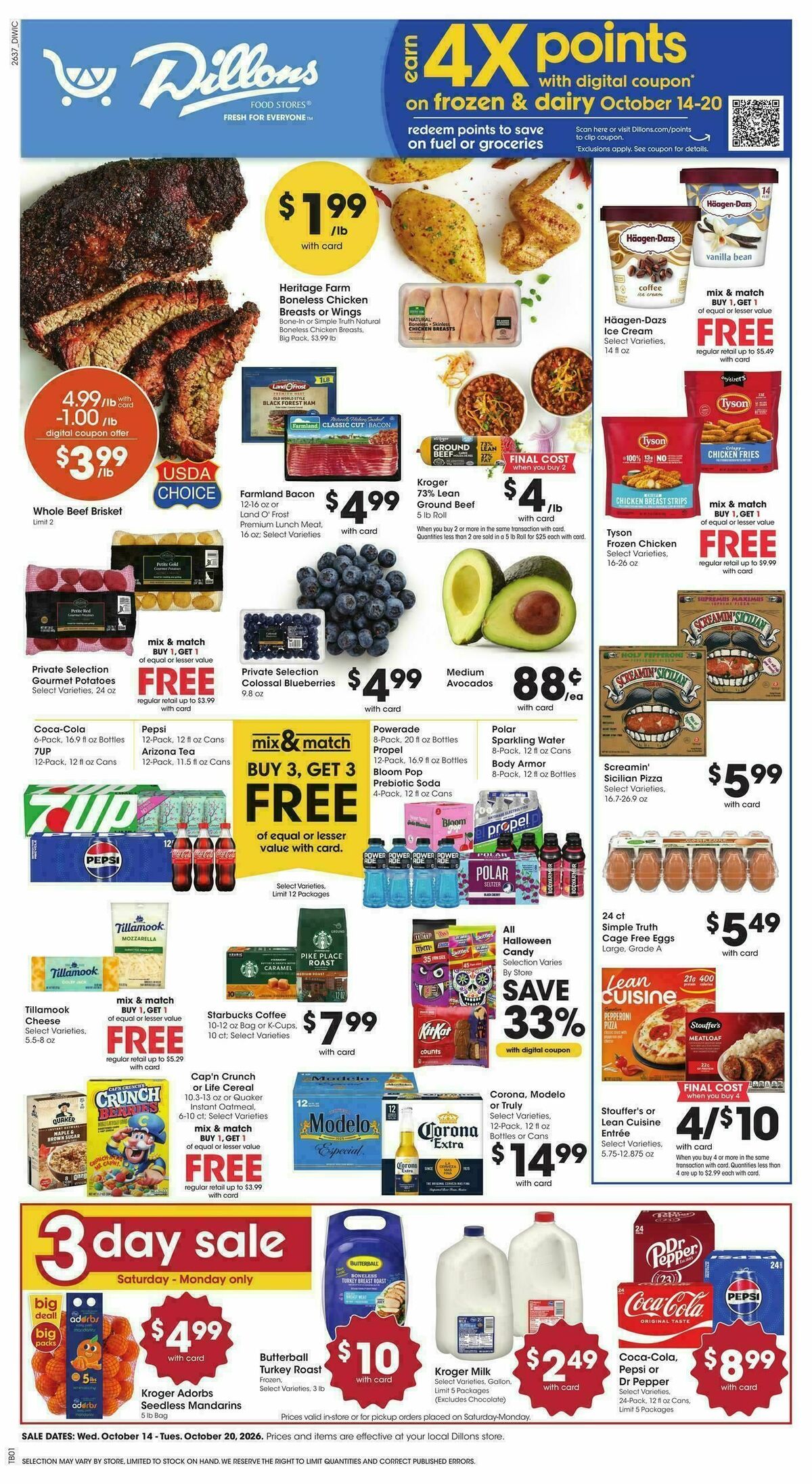 Dillons Weekly Ad from October 14