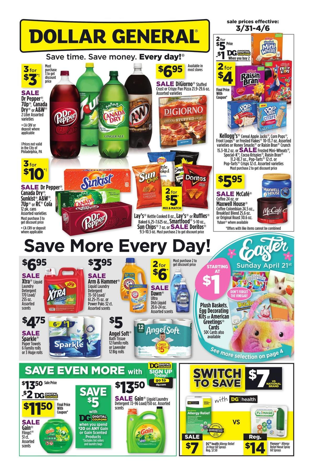 Dollar General Weekly Ad from March 31