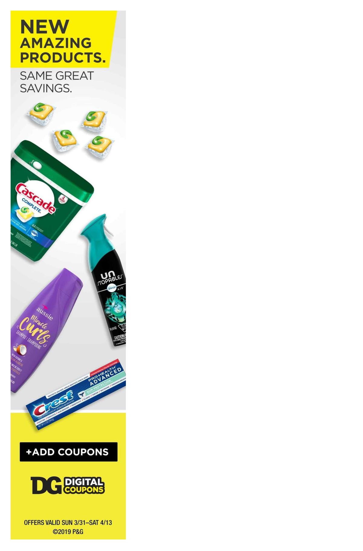 Dollar General Weekly Ad from March 31